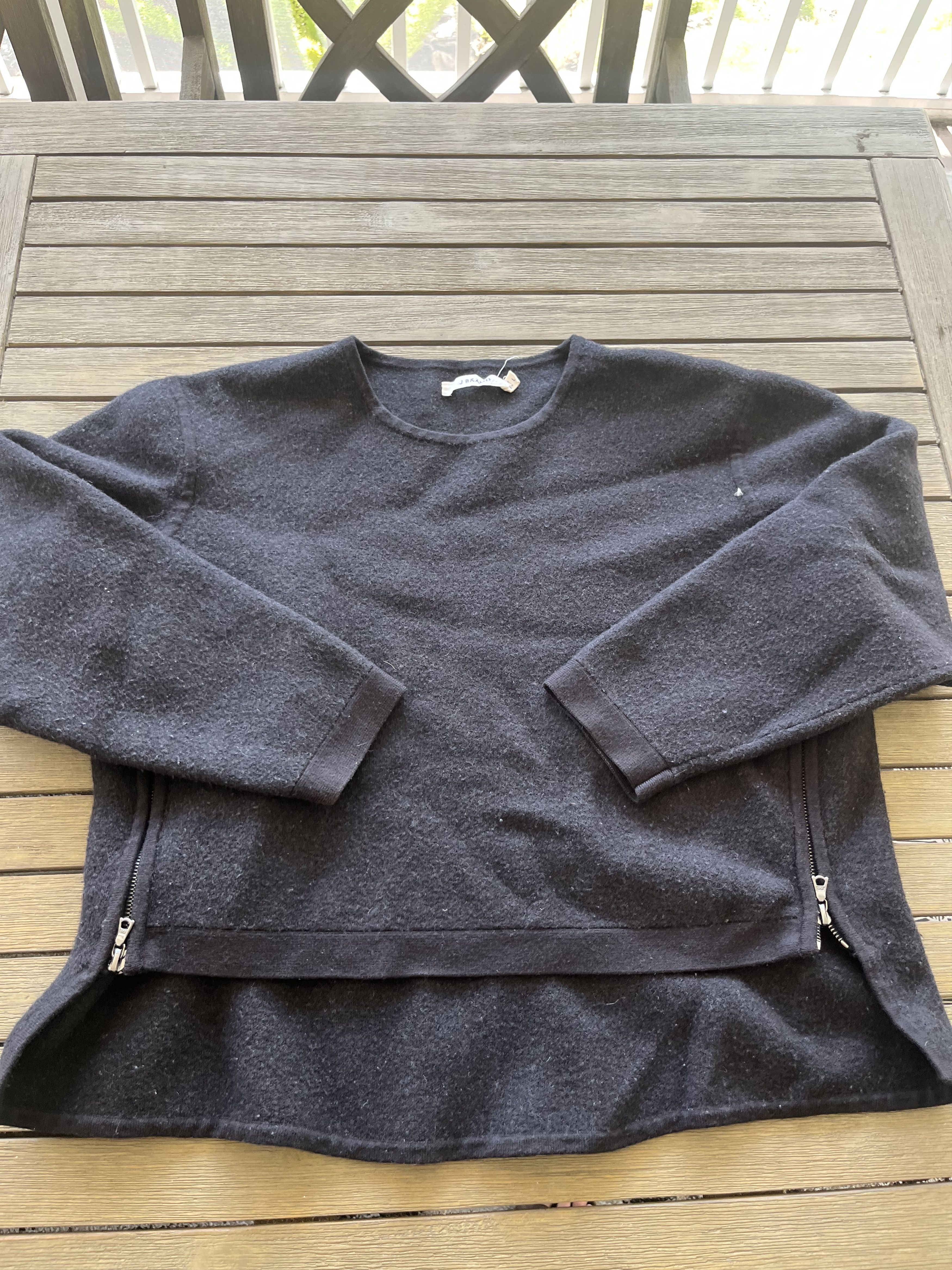 J Brand × Vintage J. Brand Black Sweater Size L / US 10 / IT 46 - 1 Thumbnail