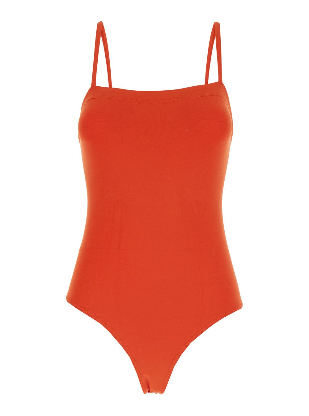 ERES 'Aquarelle' Orange One-Piece Swimsuit with Spaghetti Straps in Tech Fabric for Women Size M / US 6-8 / IT 42-44 - 1 Thumbnail