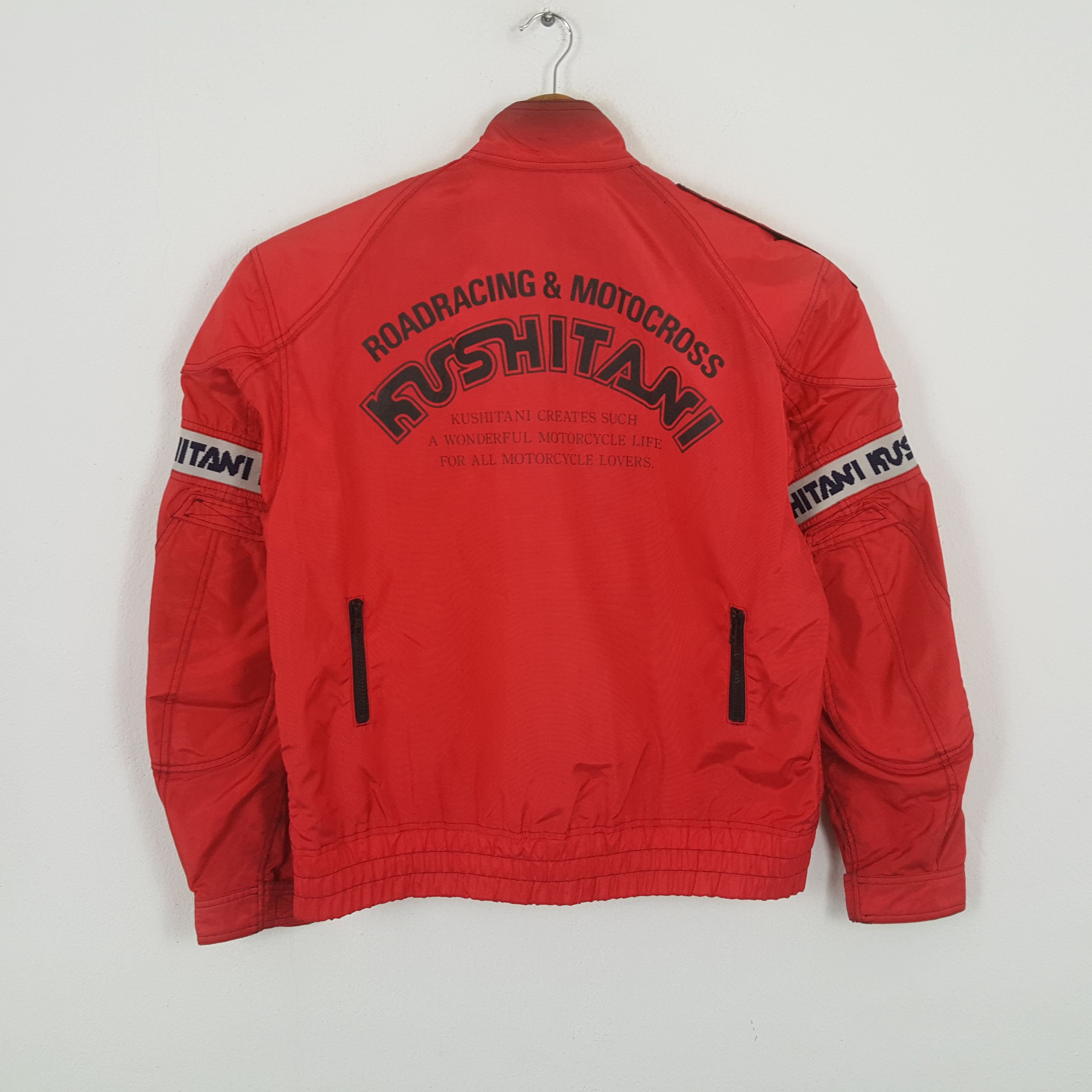 Japanese Brand × Vintage Vintage KUSHITANI HOLE SHOT 1 Japanese Motorcycle Jacket Size US L / EU 52-54 / 3 - 1 Thumbnail