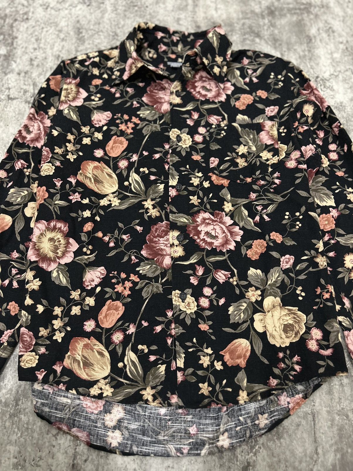 Tornado Mart Tornado Mart Flower Button Shirt Size US M / EU 48-50 / 2 - 3 Thumbnail