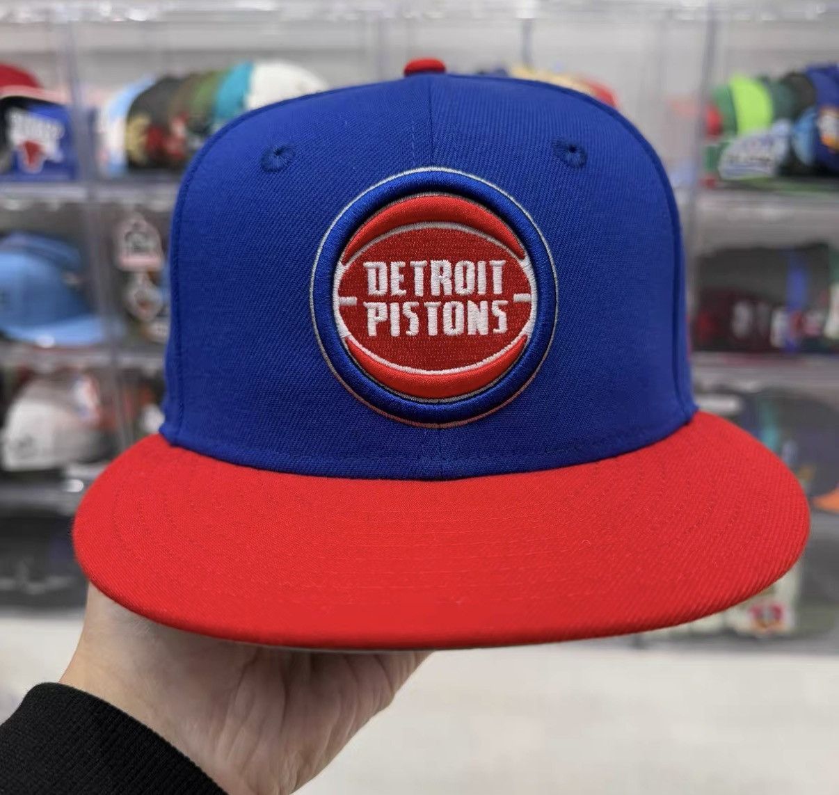 New Era New Era NBA Detroit Pistons 1957 Relocation Baseball Cap J32 Size ONE SIZE - 2 Thumbnail