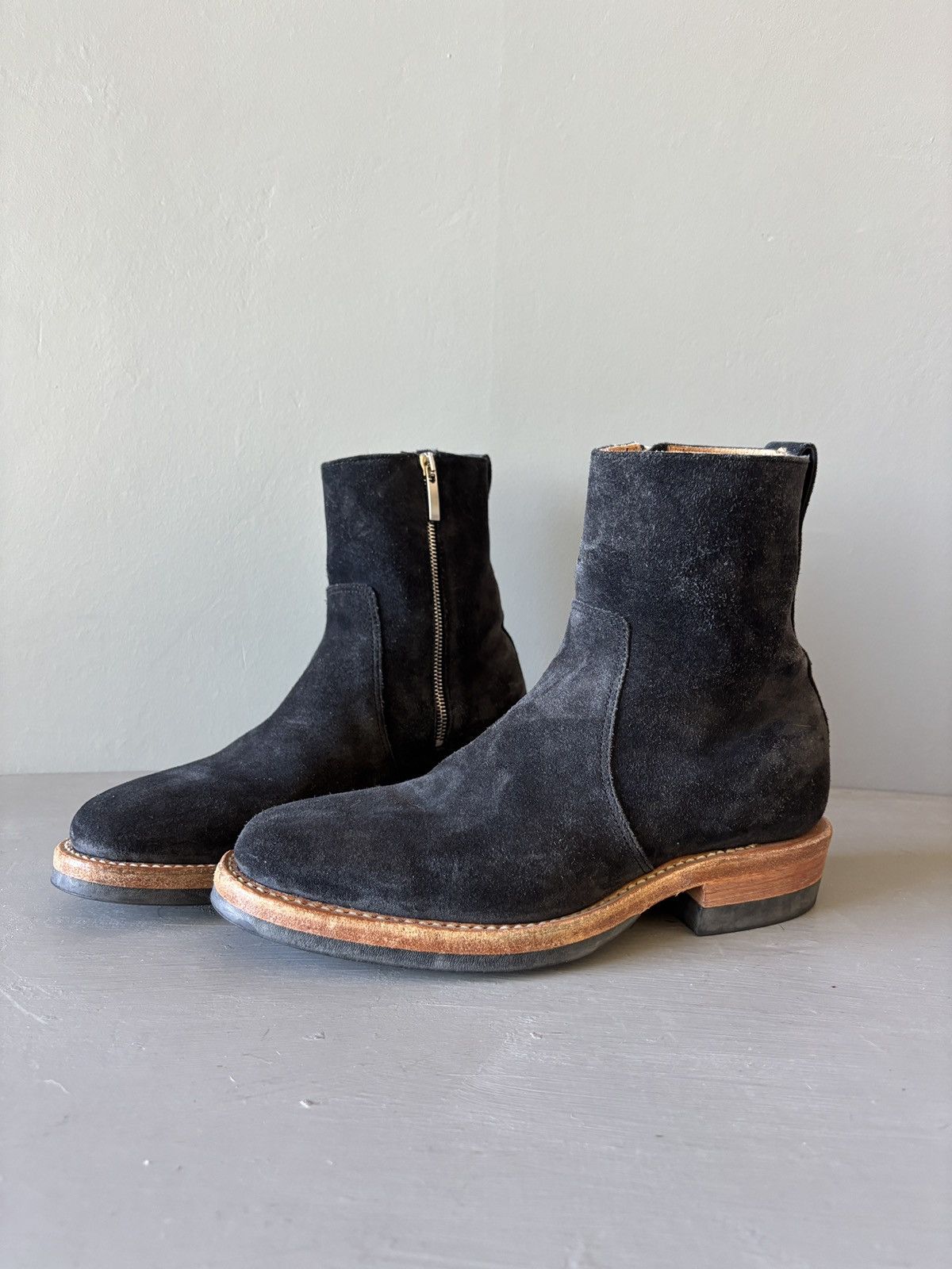 Viberg Viberg Side Zip Boot Mens Black (UK 7/US 8) Size US 8 / EU 41 - 7 Thumbnail