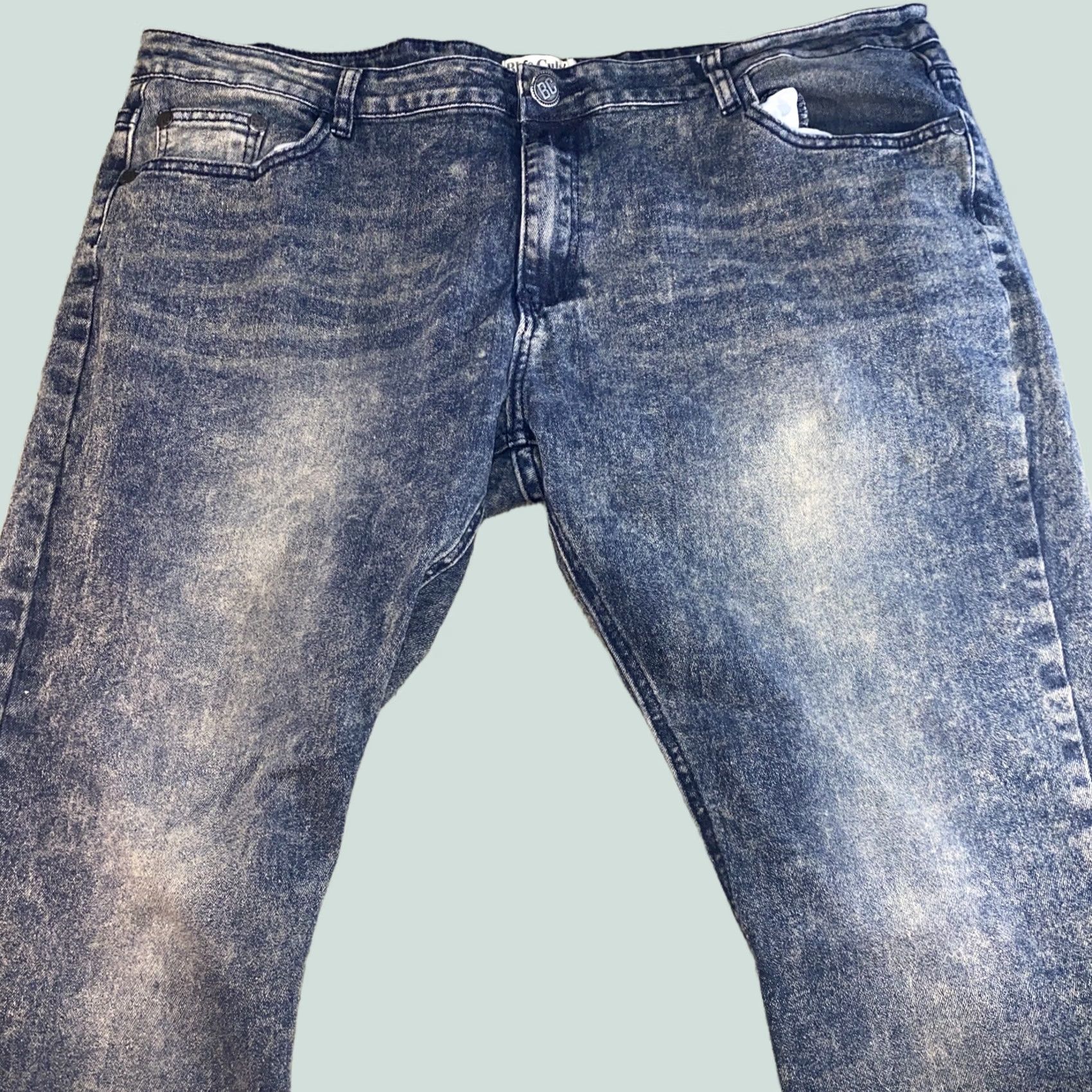 Denime Blue Cult Denim Jeans - Distressed - 40x32 - Men - Regular - 40 Denim Pants Blue 40x32 Distressed Jeans Men Regular Blue Cult Size US 40 / EU 56 - 1 Thumbnail