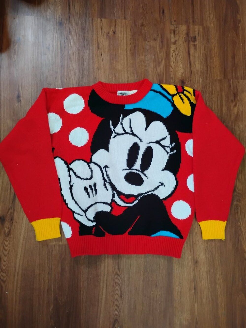 Mickey Mouse Vintage Mickey & Co. Minnie Mouse AOP Crewneck Sweater Size M / US 6-8 / IT 42-44 - 2 Thumbnail