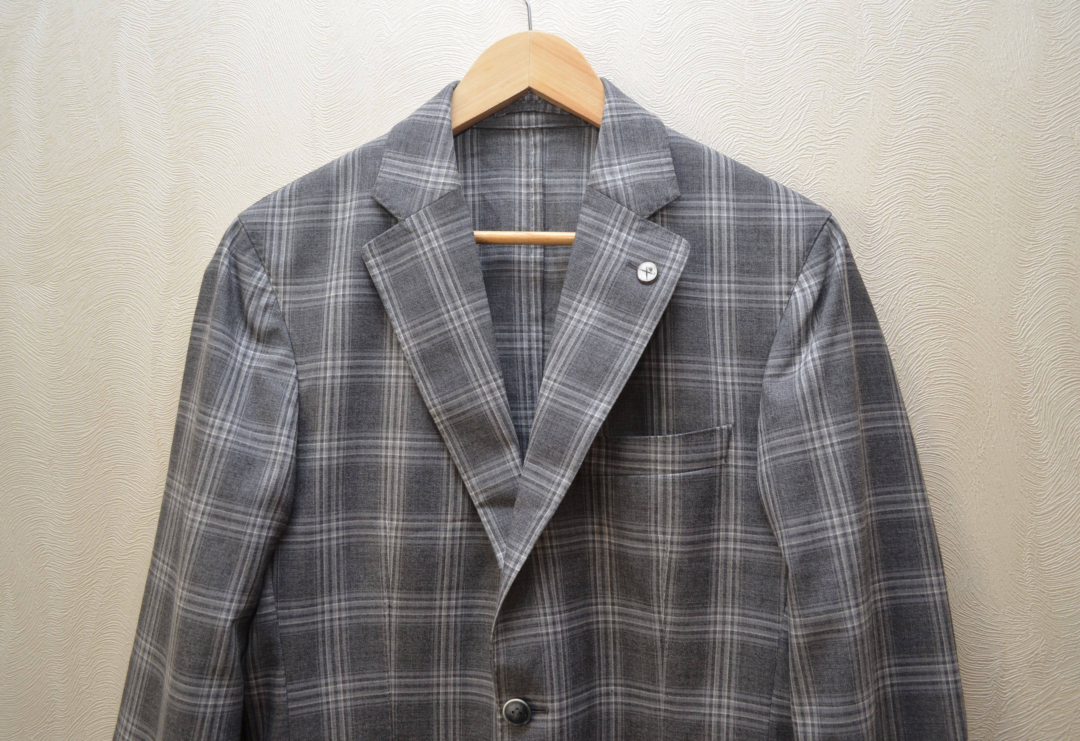 Hackett Hackett Blazer Jacket Unlined Check Wool EU48 US38 Size 38R - 2 Thumbnail