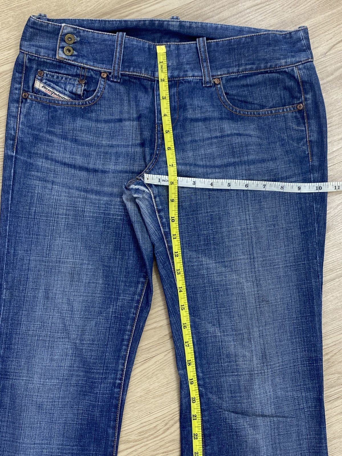 Diesel Diesel Acid Blue Wash Style Loose Jeans Size US 33 - 10 Thumbnail