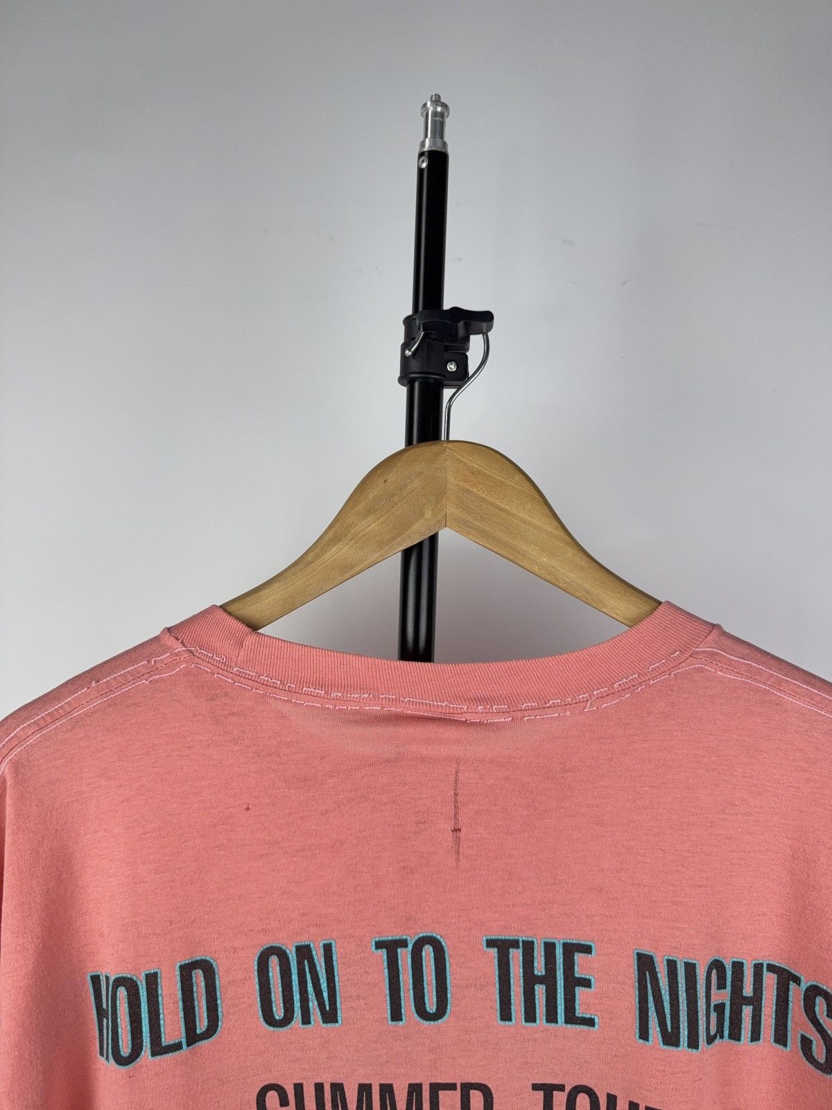 Band Tees Rare 1988 Richard Marx Tour Tee Pink Cracked Print USA Size US L / EU 52-54 / 3 - 10 Thumbnail