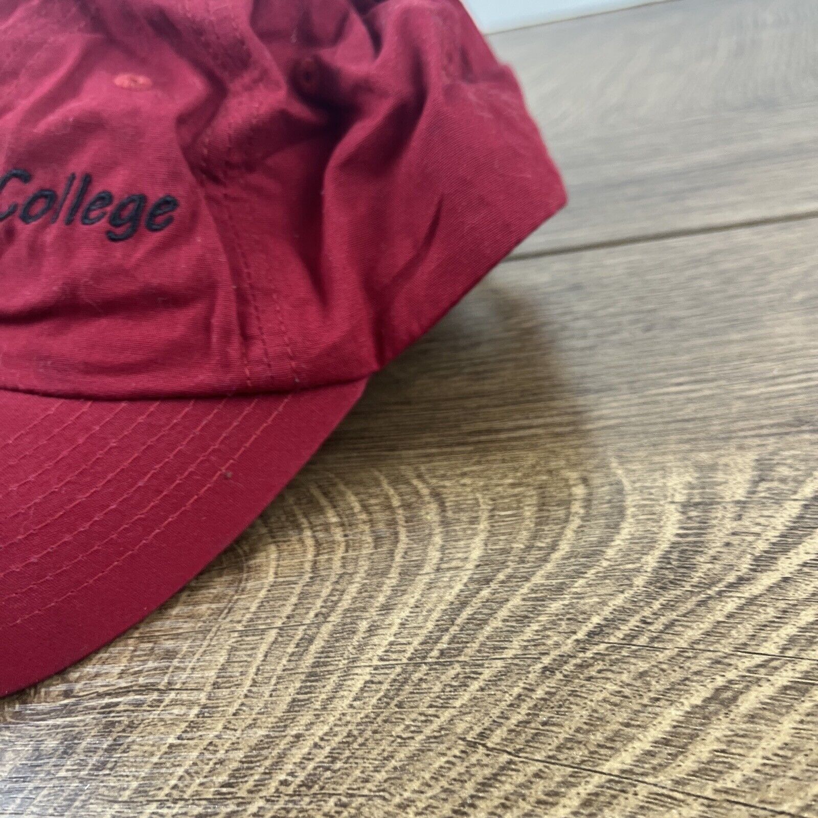 Other Kids College Hat Red Hat Adjustable Adult Size Hat Red Cap Size ONE SIZE - 8 Thumbnail