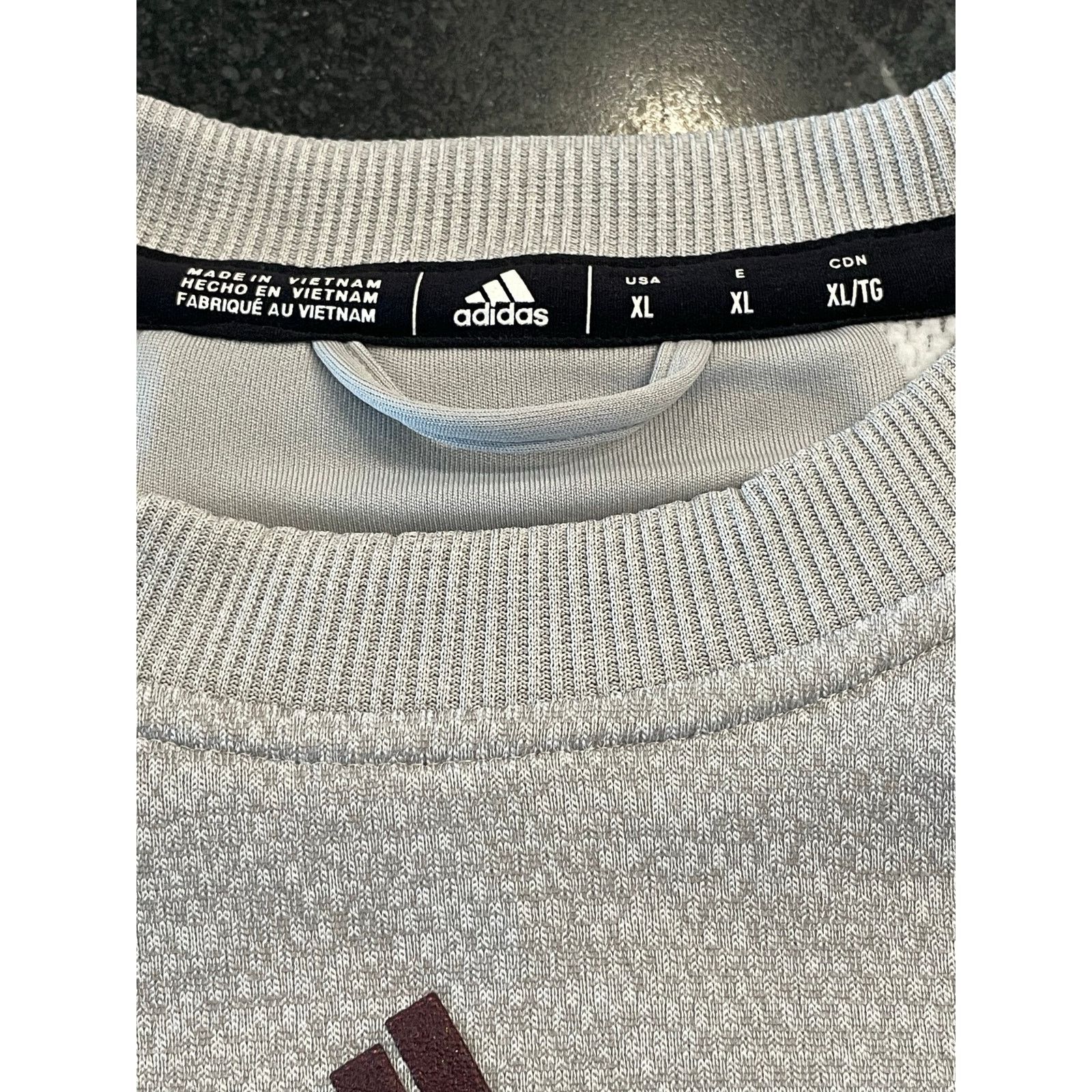 Adidas Adidas Texas A&M Univ Aggies men's sweatshirt XL Grey Maroon Size US XL / EU 56 / 4 - 4 Thumbnail