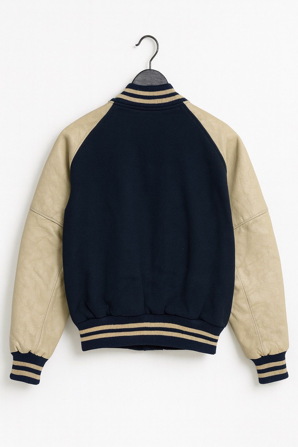 Vintage Vintage 1940s–1950s Bush–Keller Varsity Jacket Navy Wool Size US S / EU 44-46 / 1 - 2 Thumbnail