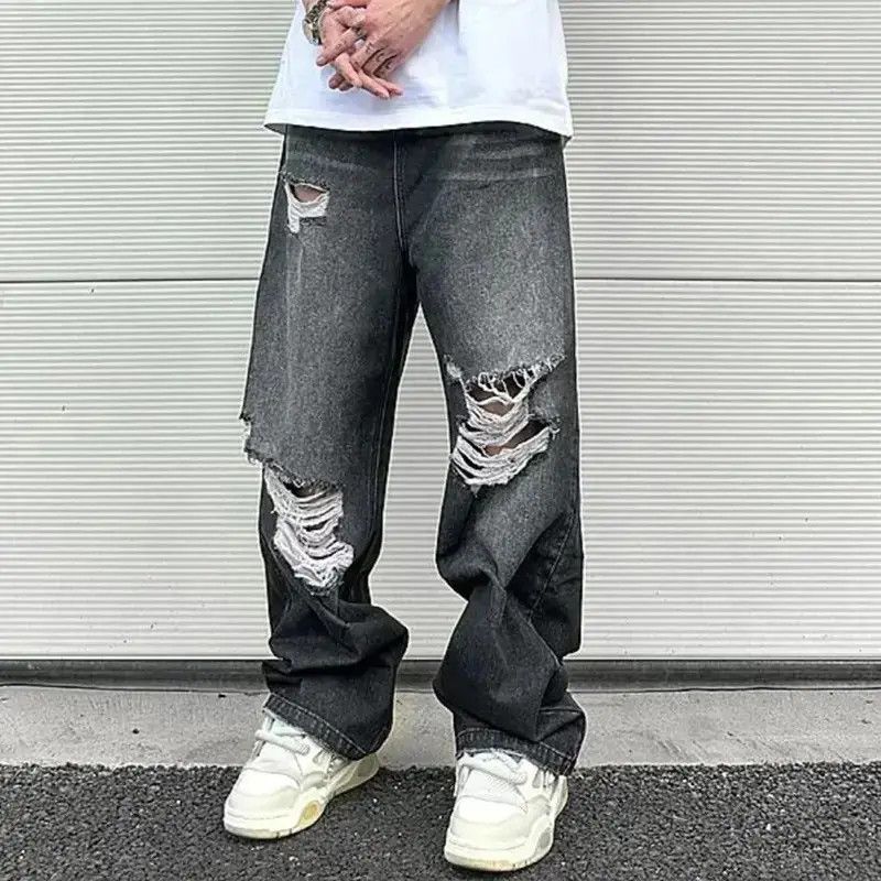 Japanese Brand Oversized jeans baggy cargo pants hip-hop style wide leg Y2K Size US 30 / EU 46 - 1 Thumbnail
