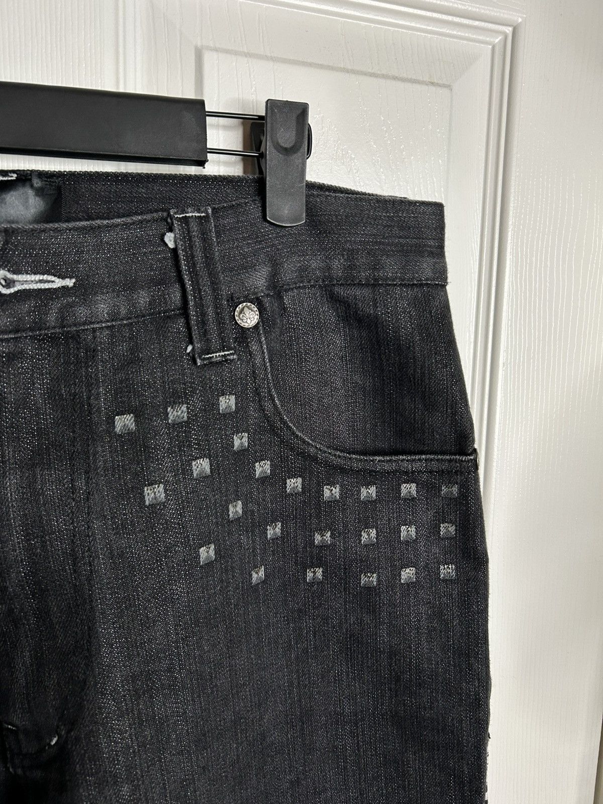 Vintage Premium Raw Blue Monolithic Jeans Size US 34 / EU 50 - 6 Thumbnail