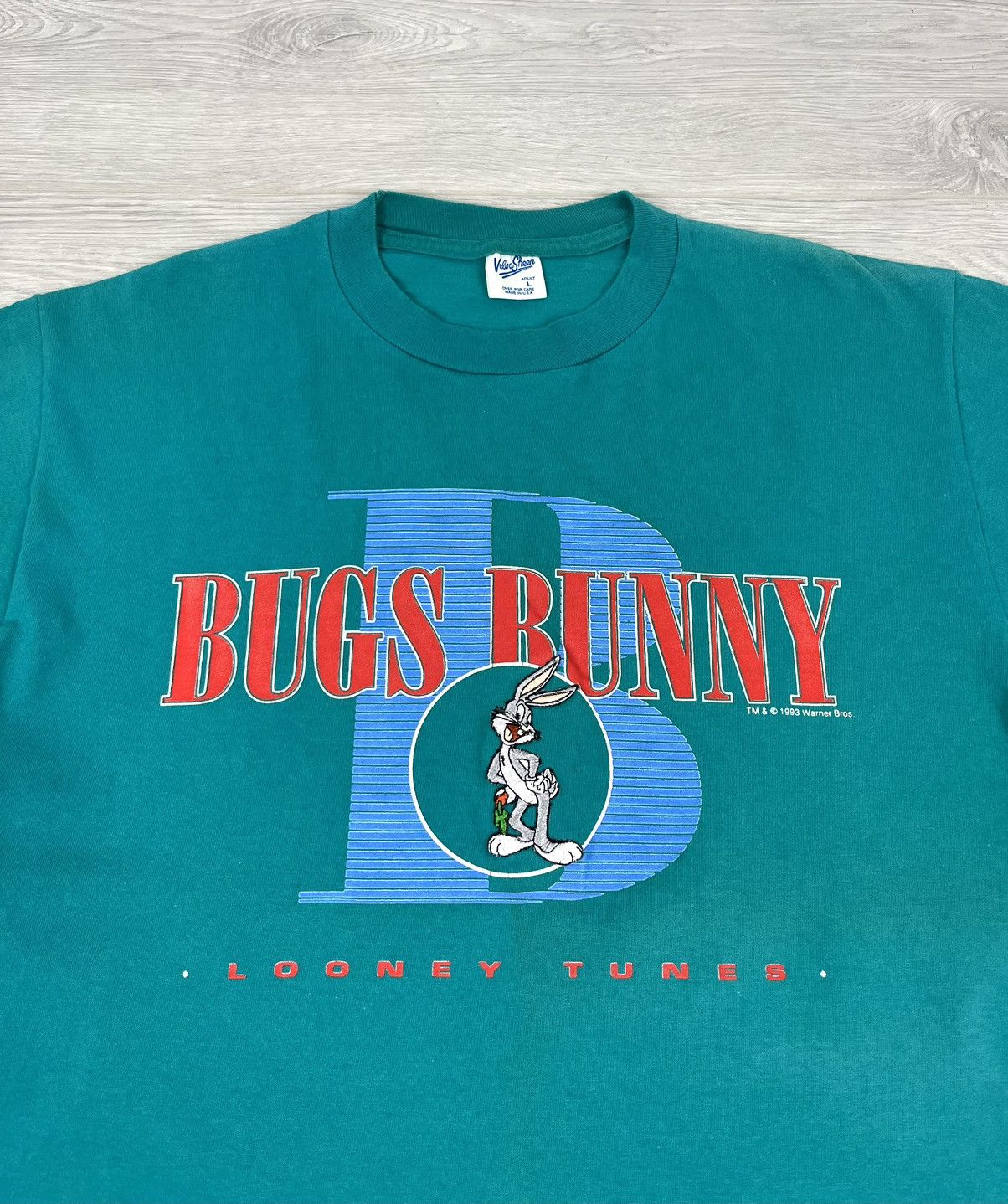 Cartoon Network × Vintage Looney Tunes “Bugs Bunny” Vintage 1993 T Shirt Size US M / EU 48-50 / 2 - 4 Thumbnail