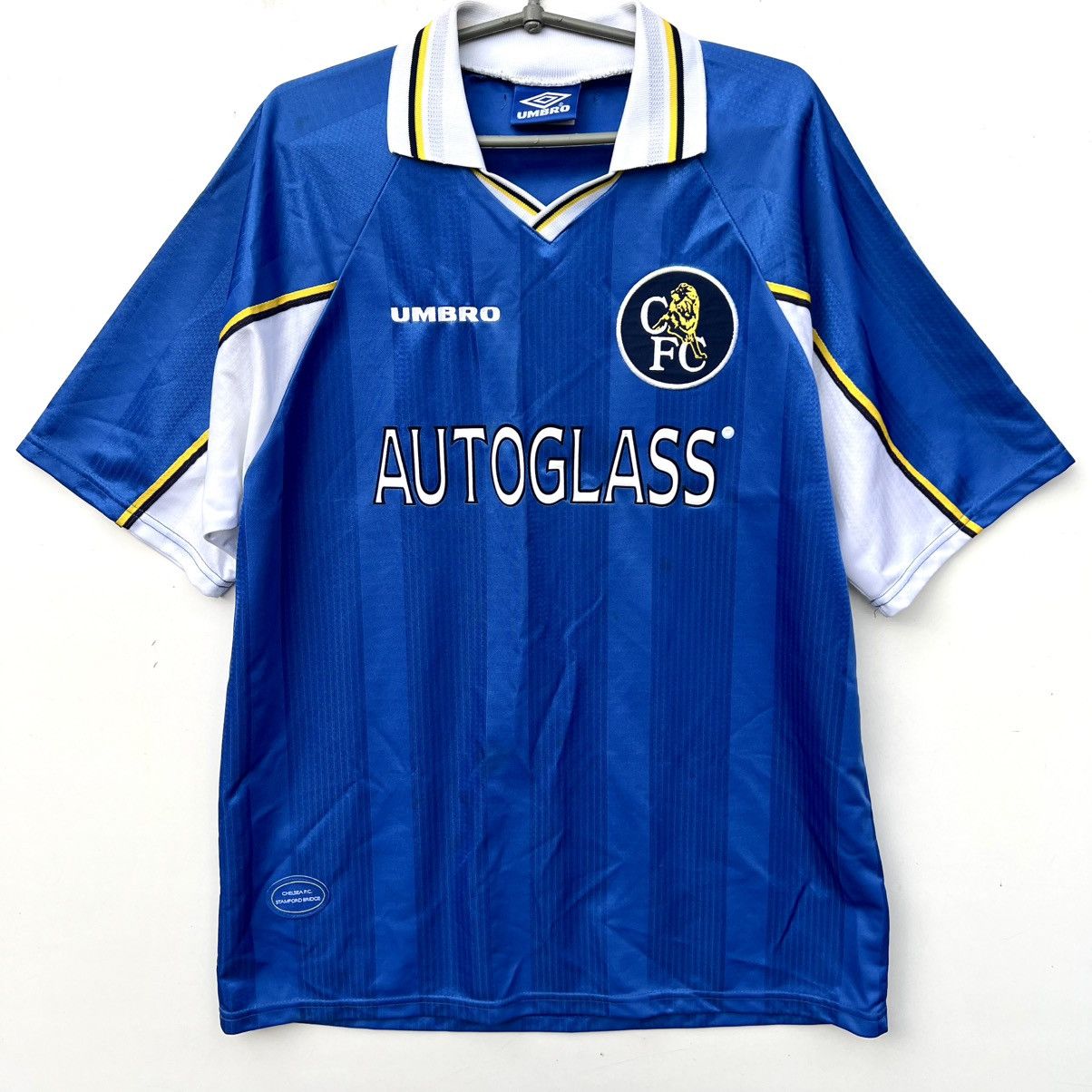 Chelsea Soccer FC Chelsea 1997 1999 soccer jersey football t shirt Size US XL / EU 56 / 4 - 1 Thumbnail