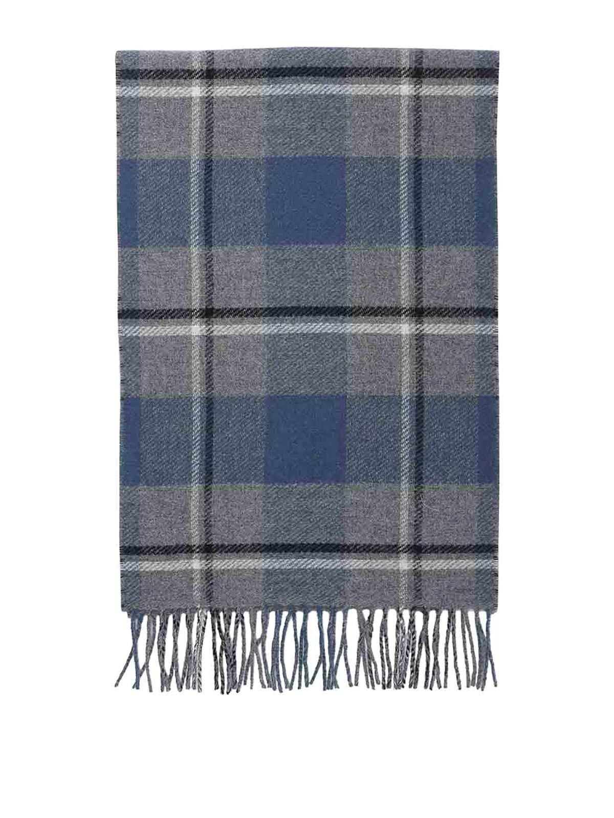 Marni o1f1d3z1125 Size: OS / Checked Wool Scarf With Logo Size ONE SIZE - 3 Thumbnail