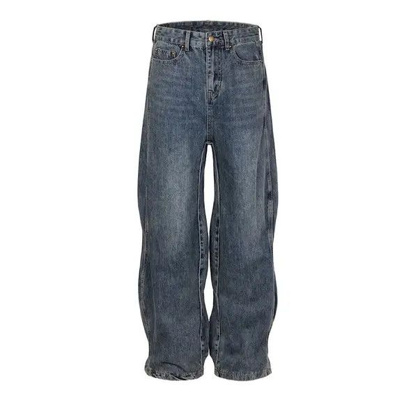 Other Blue Washed Twisted Wave Baggy jeans Size US 34 / EU 50 - 3 Thumbnail