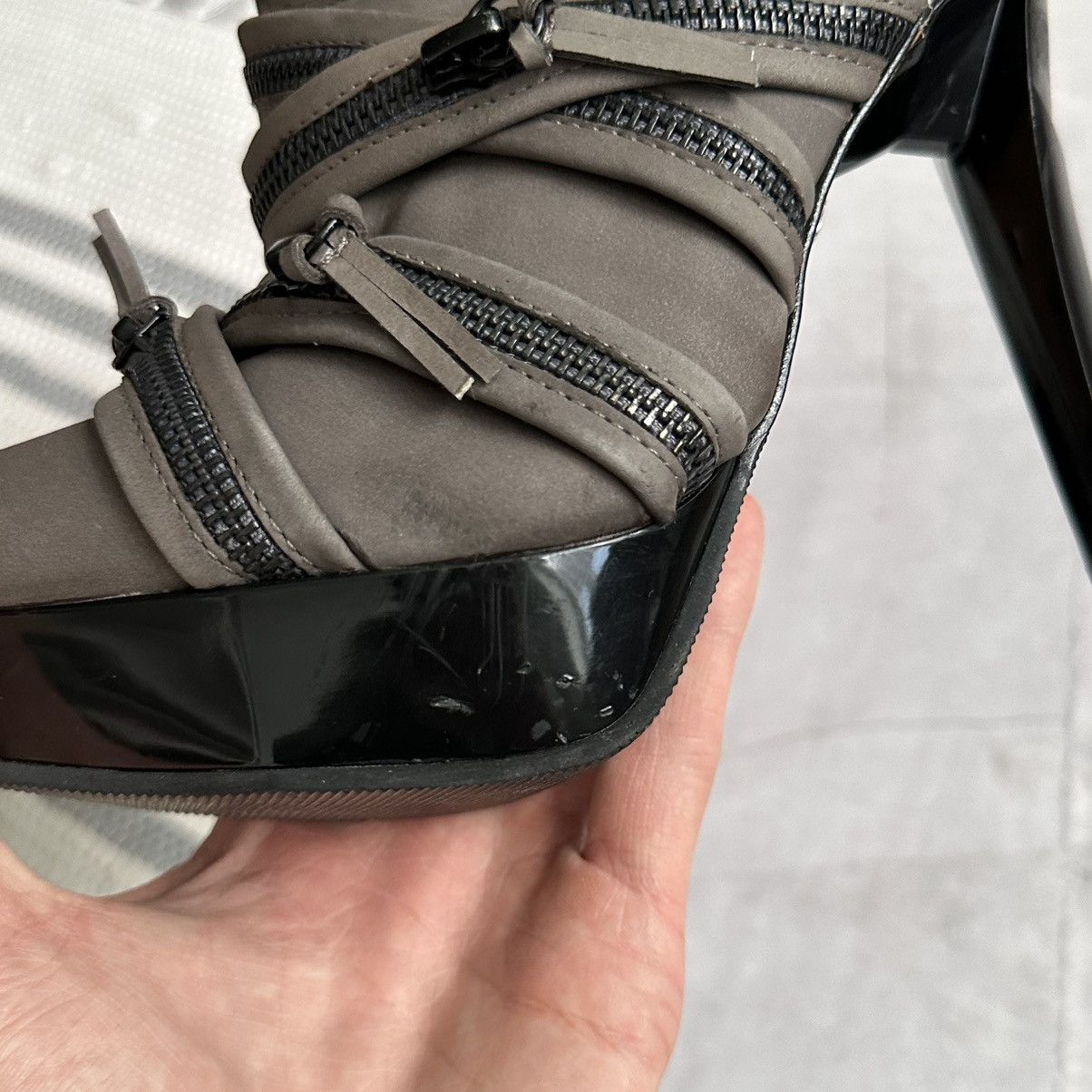 Buffalo London 00s Buffalo London Zipper Heels Leather El Dantes Vibe Size US 8 / IT 38 - 21 Thumbnail