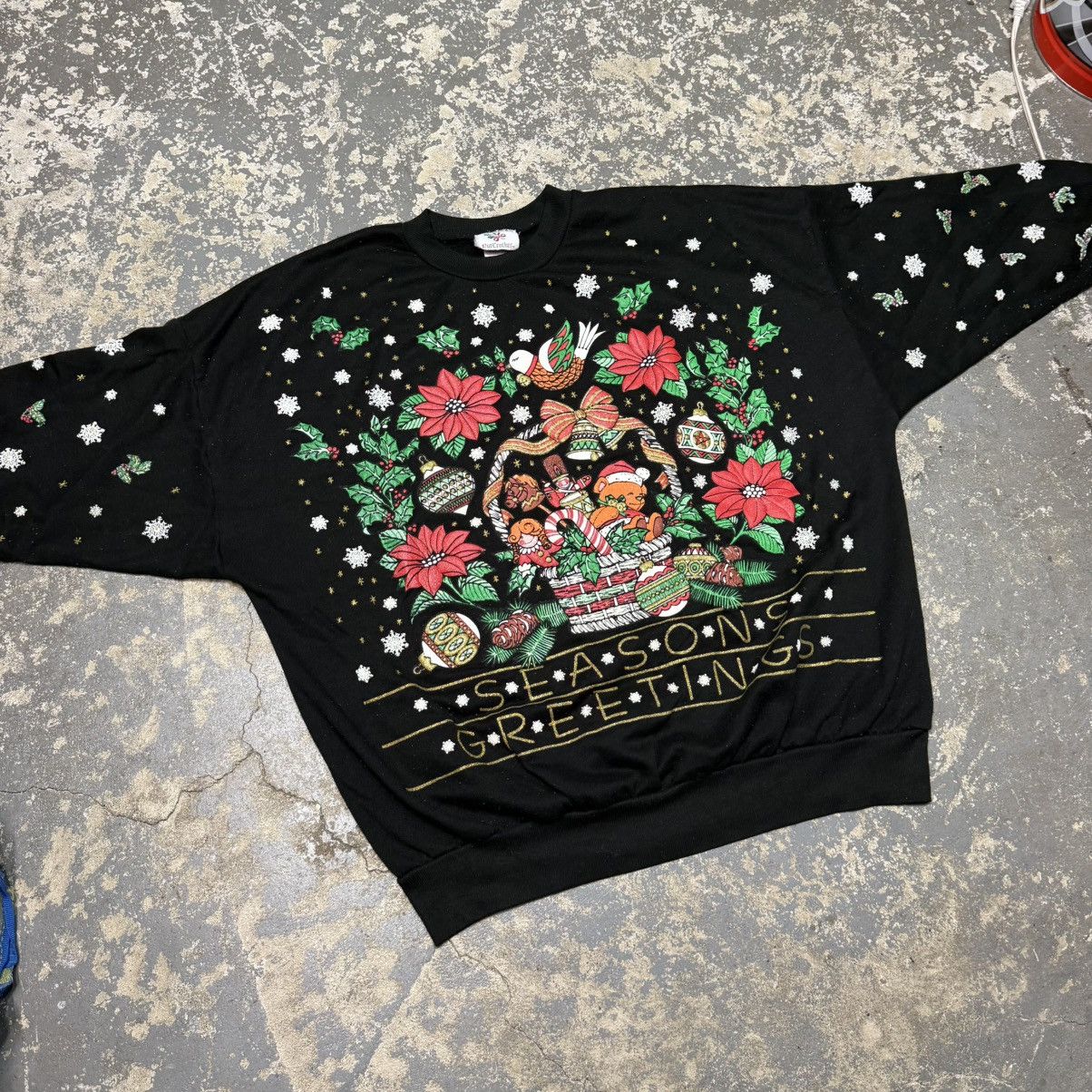 Carhartt Vintage Seasons Greetings Christmas Nutcracker Aop Crewneck Size US XL / EU 56 / 4 - 3 Thumbnail