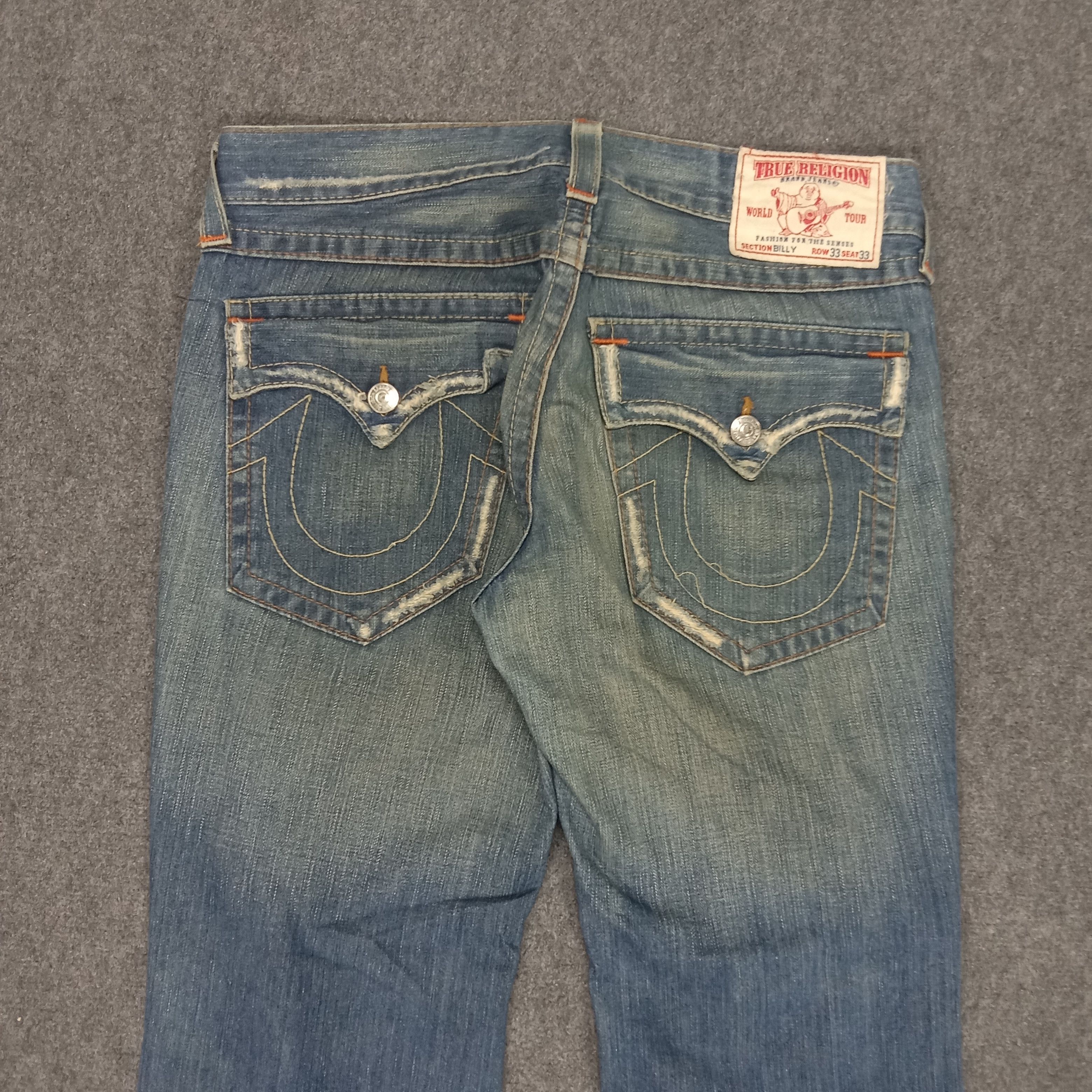 True Religion × Vintage True Religion American Style Denim Jeans Size US 37 - 2 Thumbnail