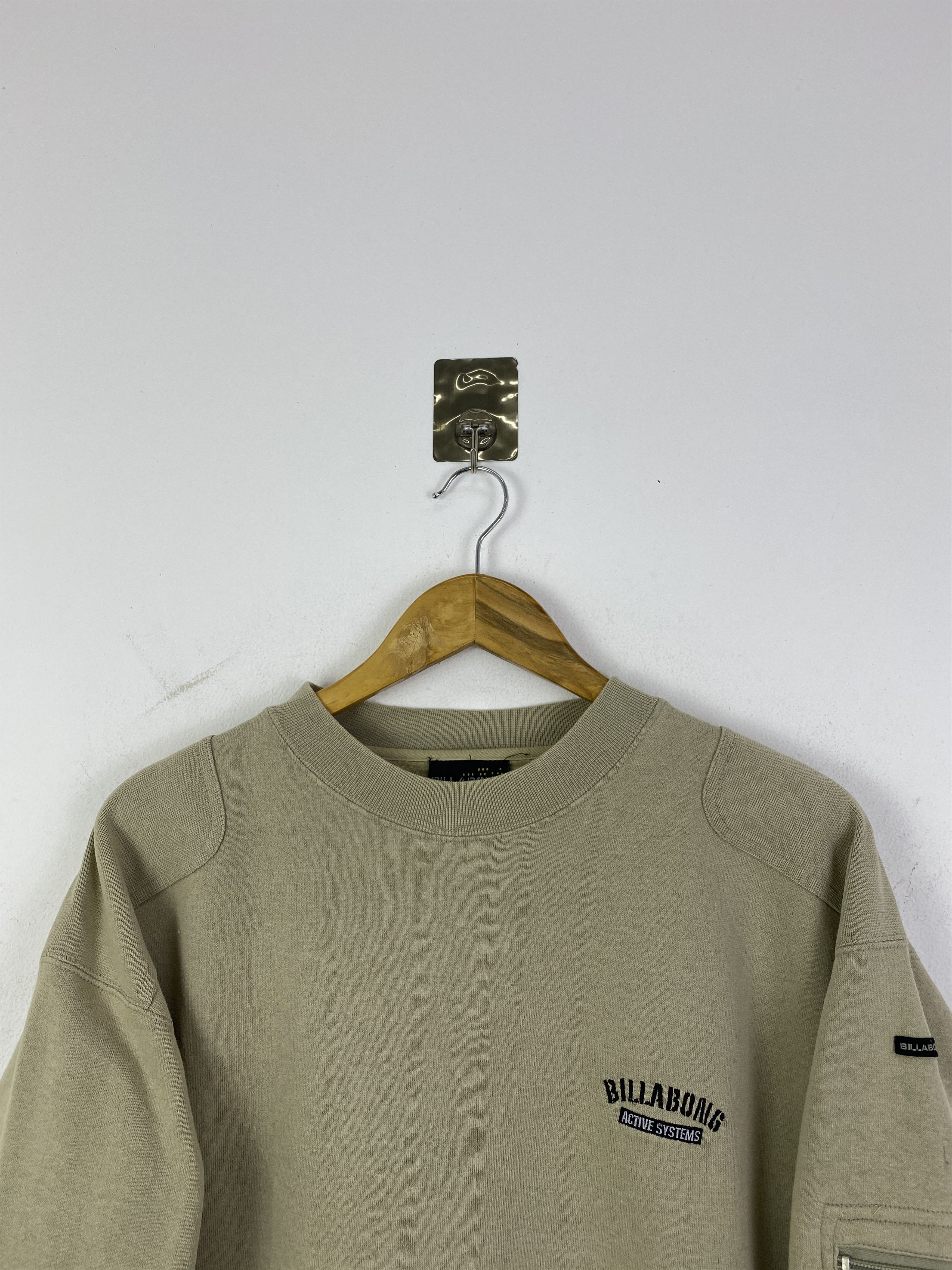 Billabong Vintage Billabong Zip Pocket On Sleeve Sweatshirt SH0168 Size US M / EU 48-50 / 2 - 2 Thumbnail