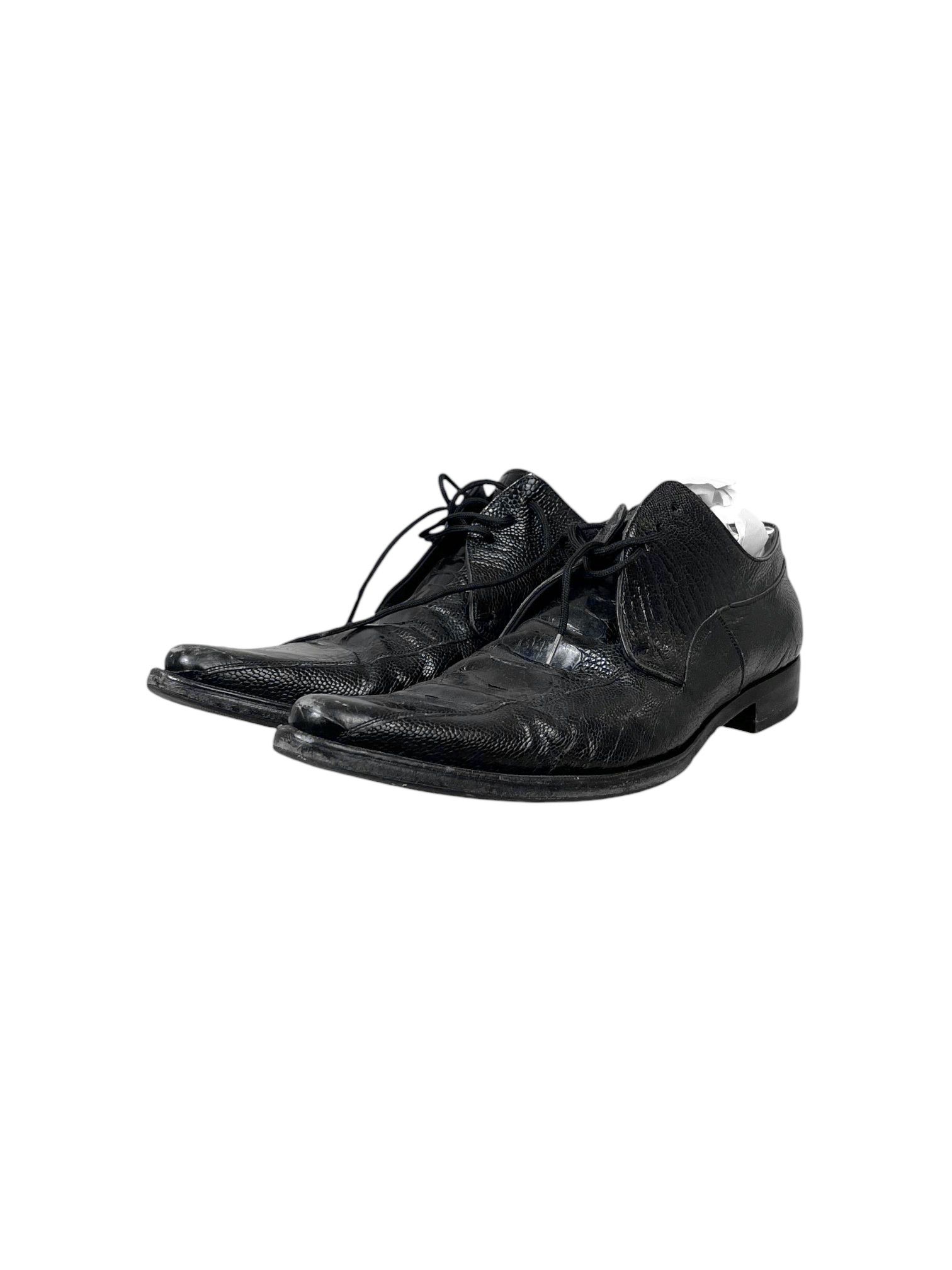 Dolce & Gabbana Dolce&Gabbana 2000's Crocodile Embossed Leather Shoes Size US 7.5 / EU 40-41 - 1 Thumbnail