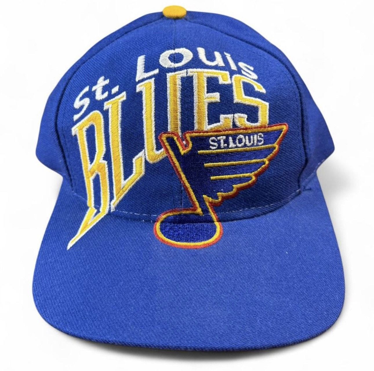 NHL Rare 90s NHL St. Louis Blues "The Game" Big Logo Snapback Size ONE SIZE - 1 Thumbnail