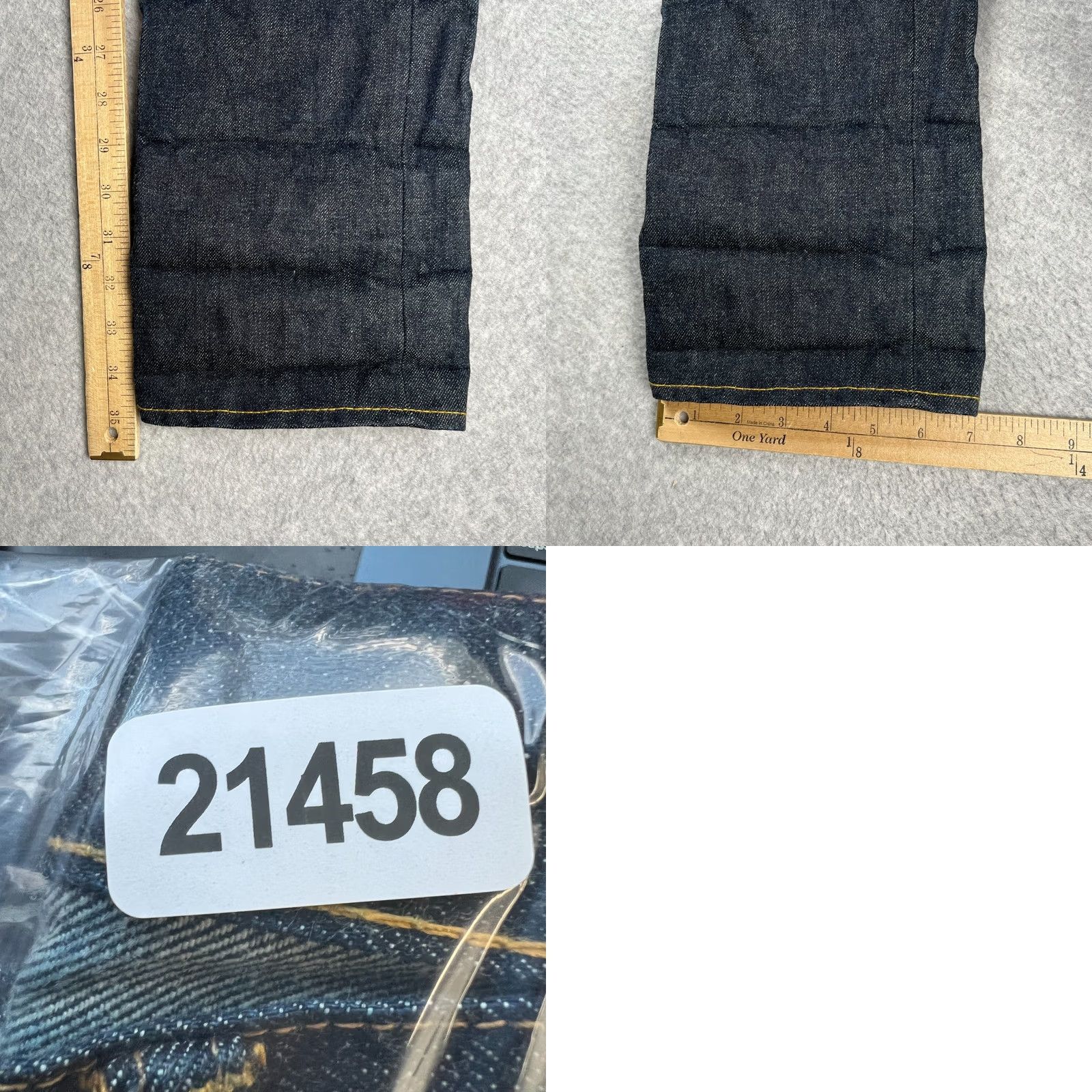 Doublet RRL Double RL Slim Fit Japan Selvedge Denim Jeans 29x34 Mens Blue USA Made Jeans Size US 29 - 8 Thumbnail