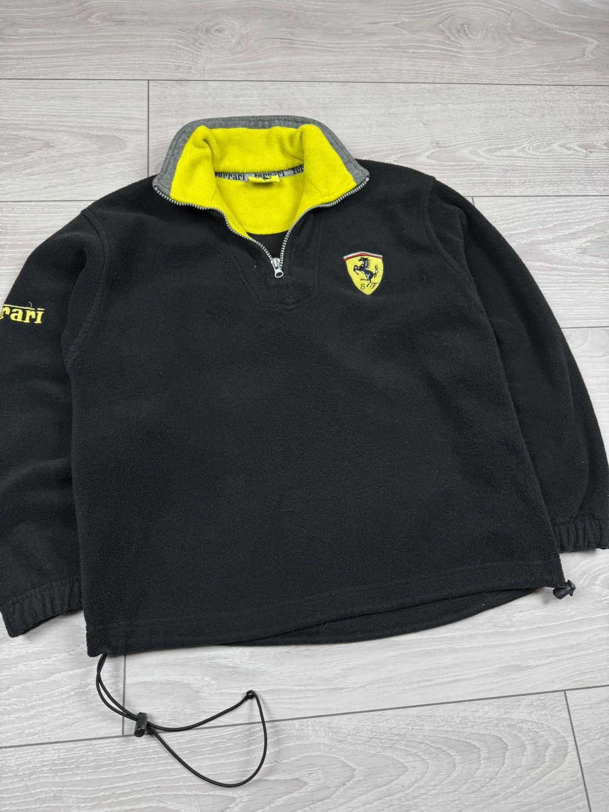 Ferrari Vintage 1990s Ferrari Fleece Pullover Jacket S sz Size US S / EU 44-46 / 1 - 4 Thumbnail