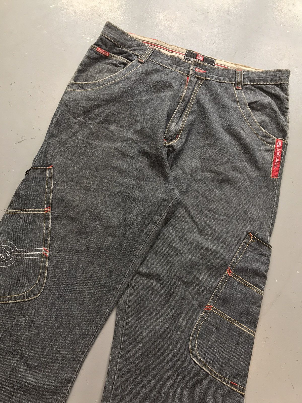 Ecko Unltd. × Vintage Vintage Ecko UNLTD multiple big pockets baggyfit cargo Size US 38 / EU 54 - 6 Thumbnail