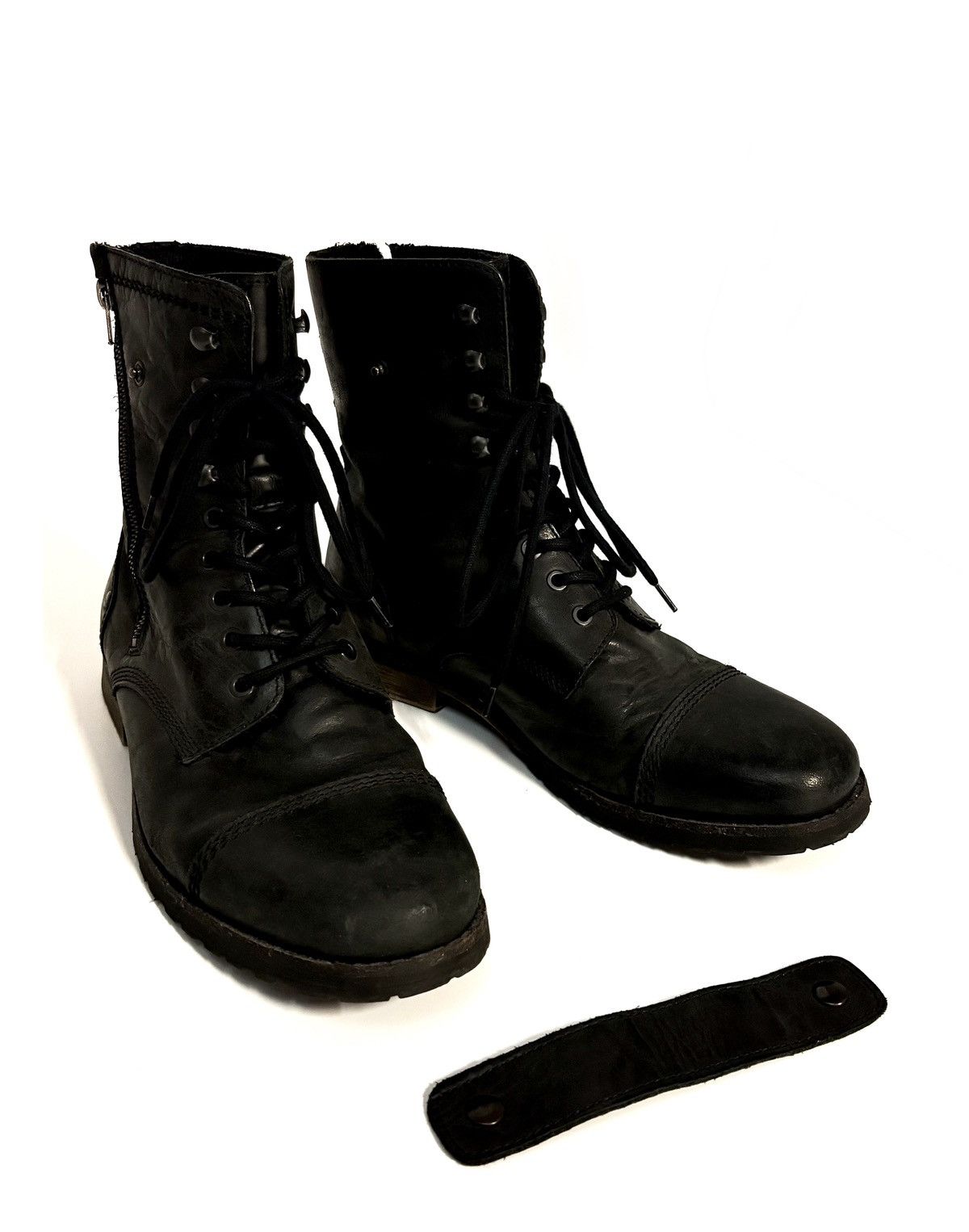 Japanese Brand Portuguese Leather Engineer Platform Boots Size US 10 / EU 43 - 9 Thumbnail