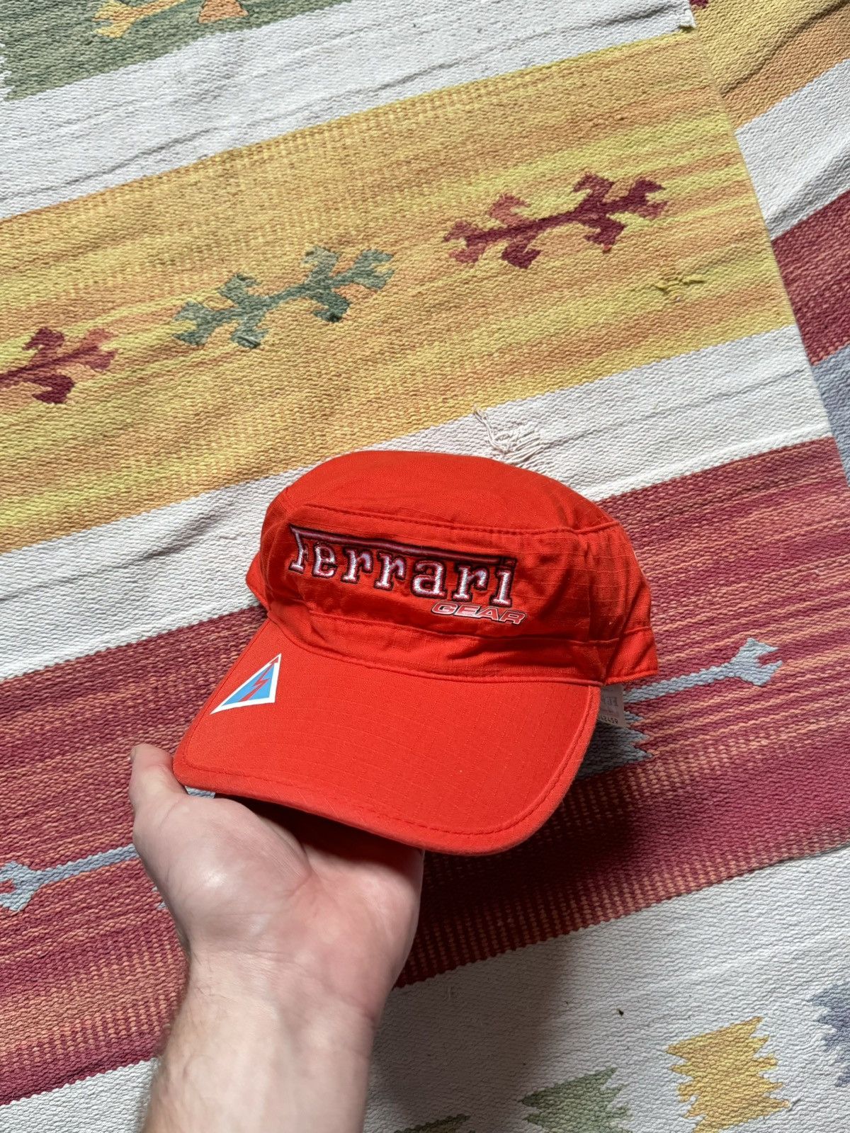 Vintage Vintage 90-00’s Ferrari Formula 1 Red Racing Hat Size ONE SIZE - 3 Thumbnail