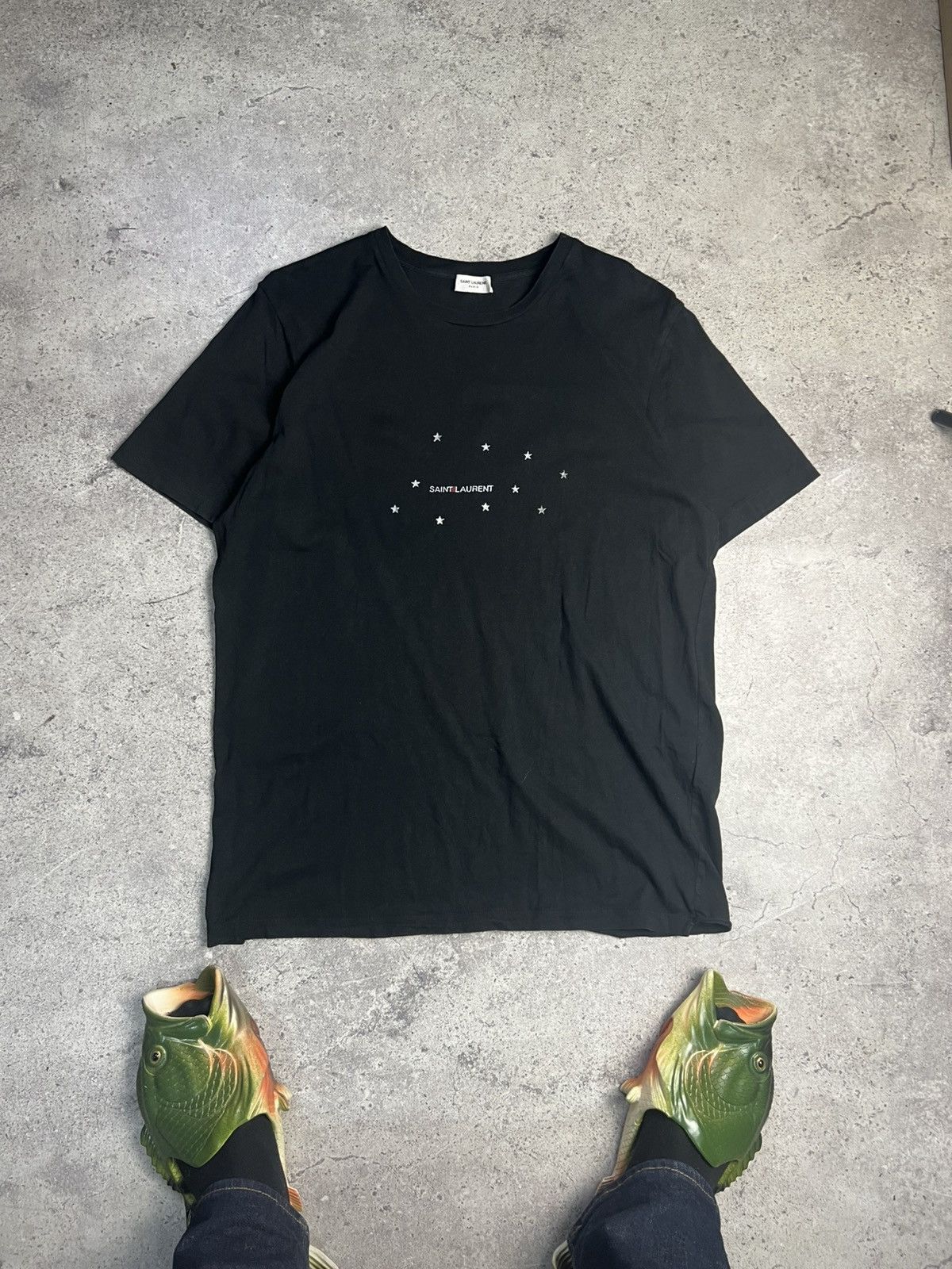 Saint Laurent Paris Saint Laurent star t shirt Size US M / EU 48-50 / 2 - 1 Thumbnail