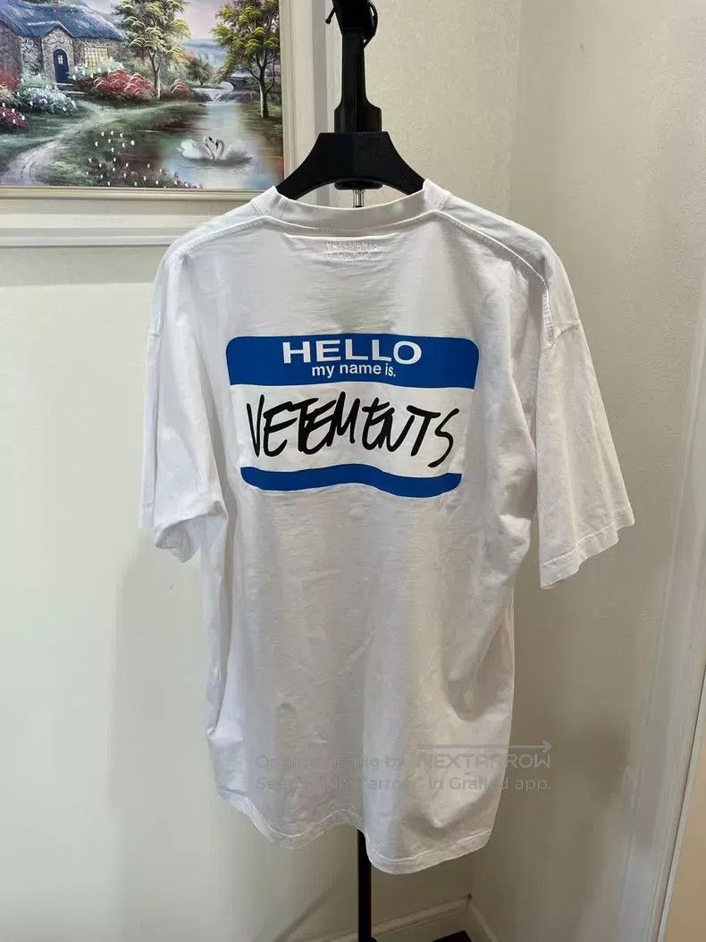 Vetements VETEMENTS Signature Logo Short Sleeve T-Shirt Size US S / EU 44-46 / 1 - 2 Thumbnail