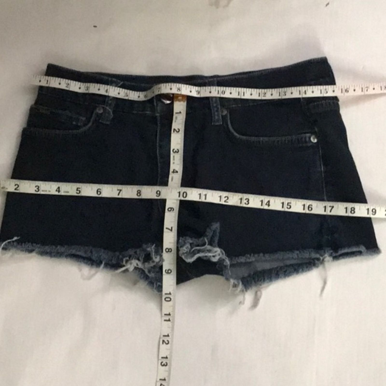 Joe's Joe's Jeans Esther Wash Raw Hem Denim Shorts 27 Size 27" / US 4 / IT 40 - 5 Thumbnail