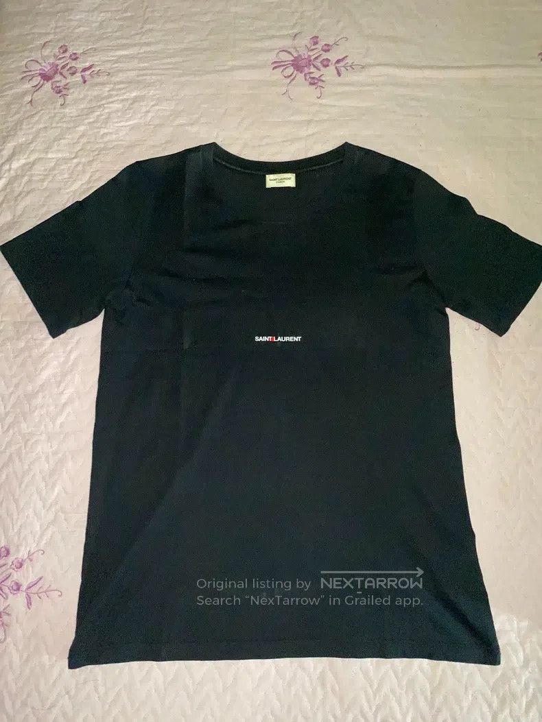Saint Laurent Paris Saint Laurent Paris Classic logo short-sleeved T-shirt i Size S / US 4 / IT 40 - 2 Thumbnail