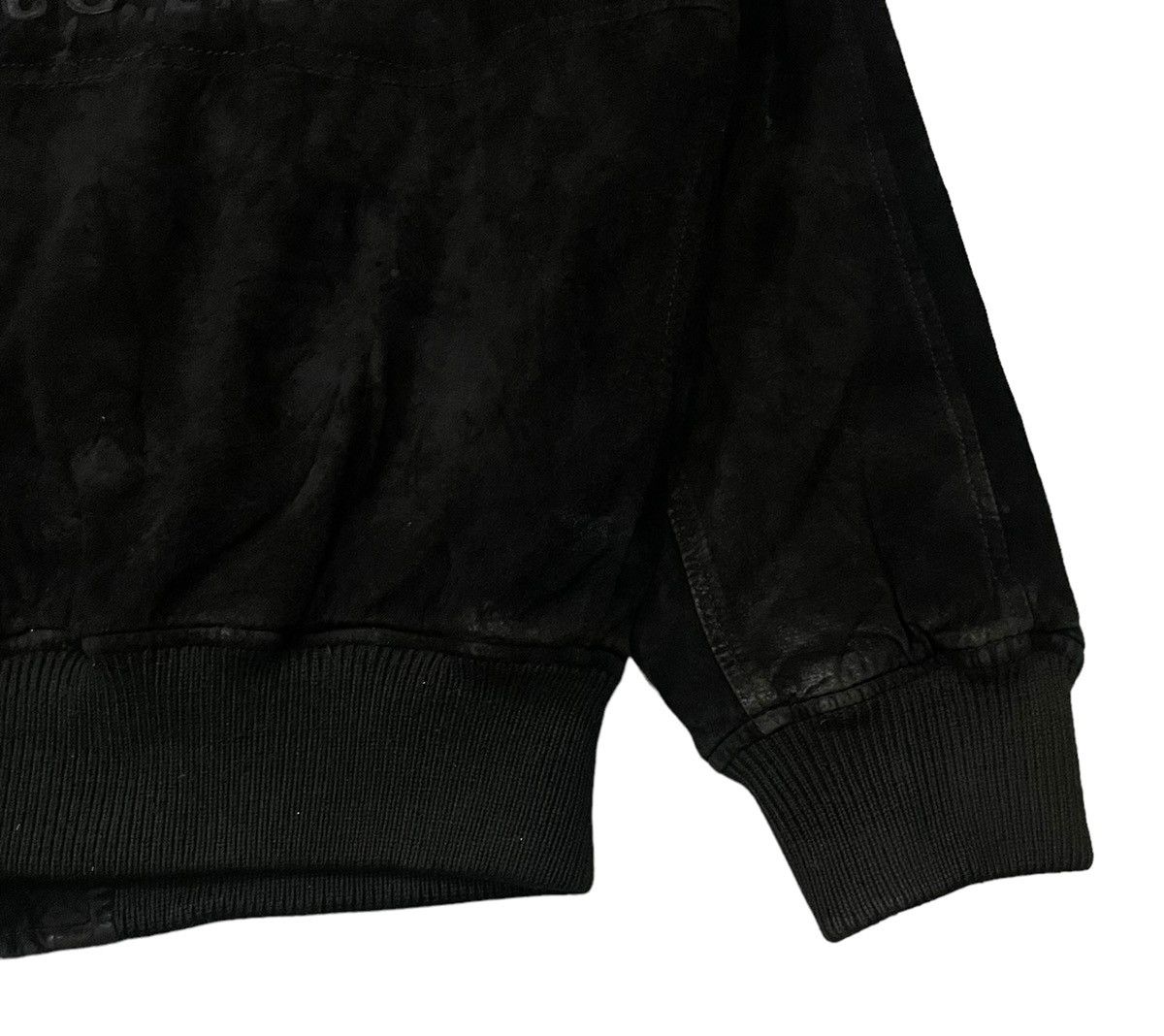 Japanese Brand Vintage Poshboy Blackout Pig Skin Leather Varsity Jacket Size US L / EU 52-54 / 3 - 13 Thumbnail