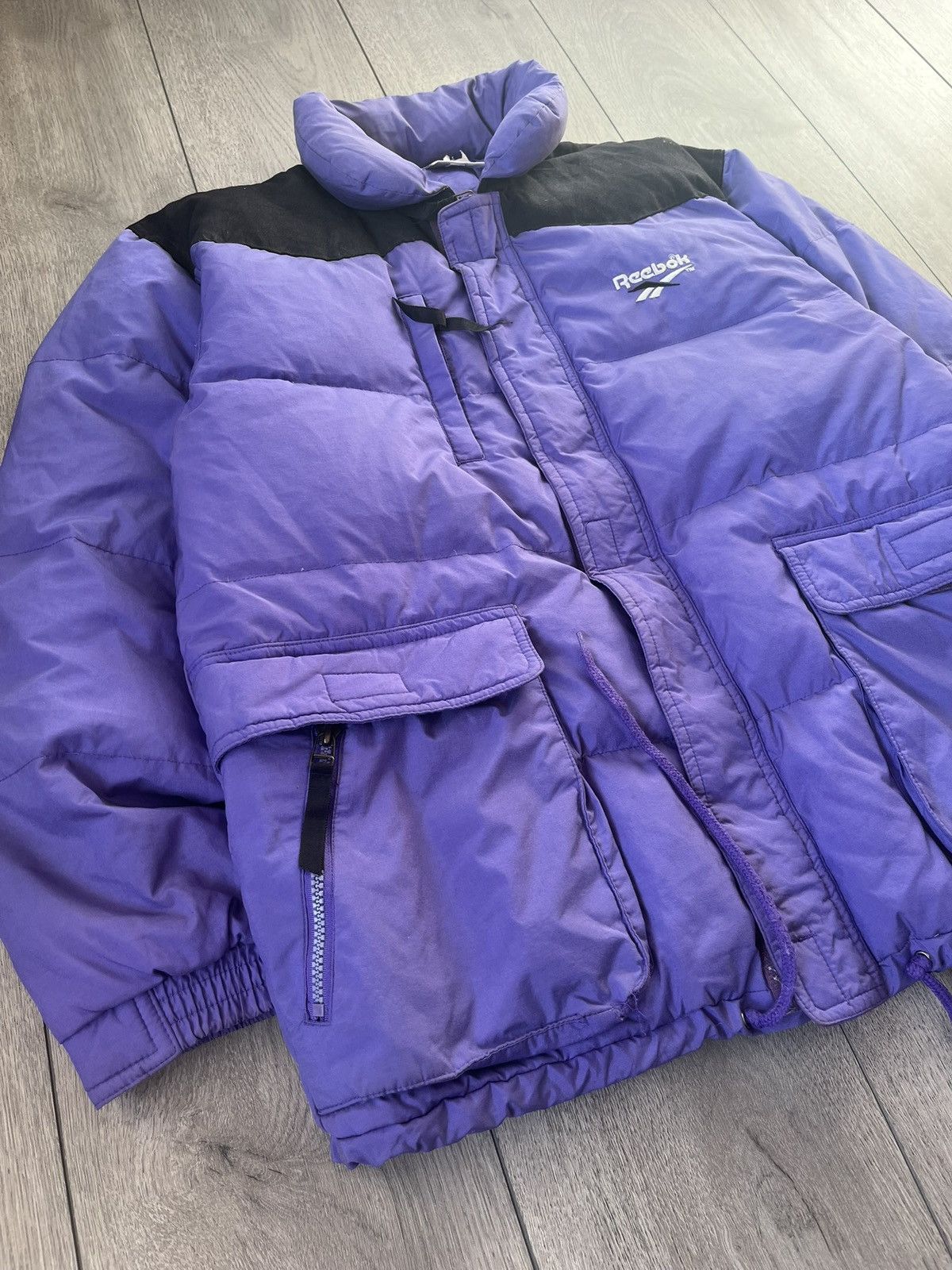 Reebok Vintage 90s Reebok Puffer Jacket Purple – Size Large Size US L / EU 52-54 / 3 - 4 Thumbnail