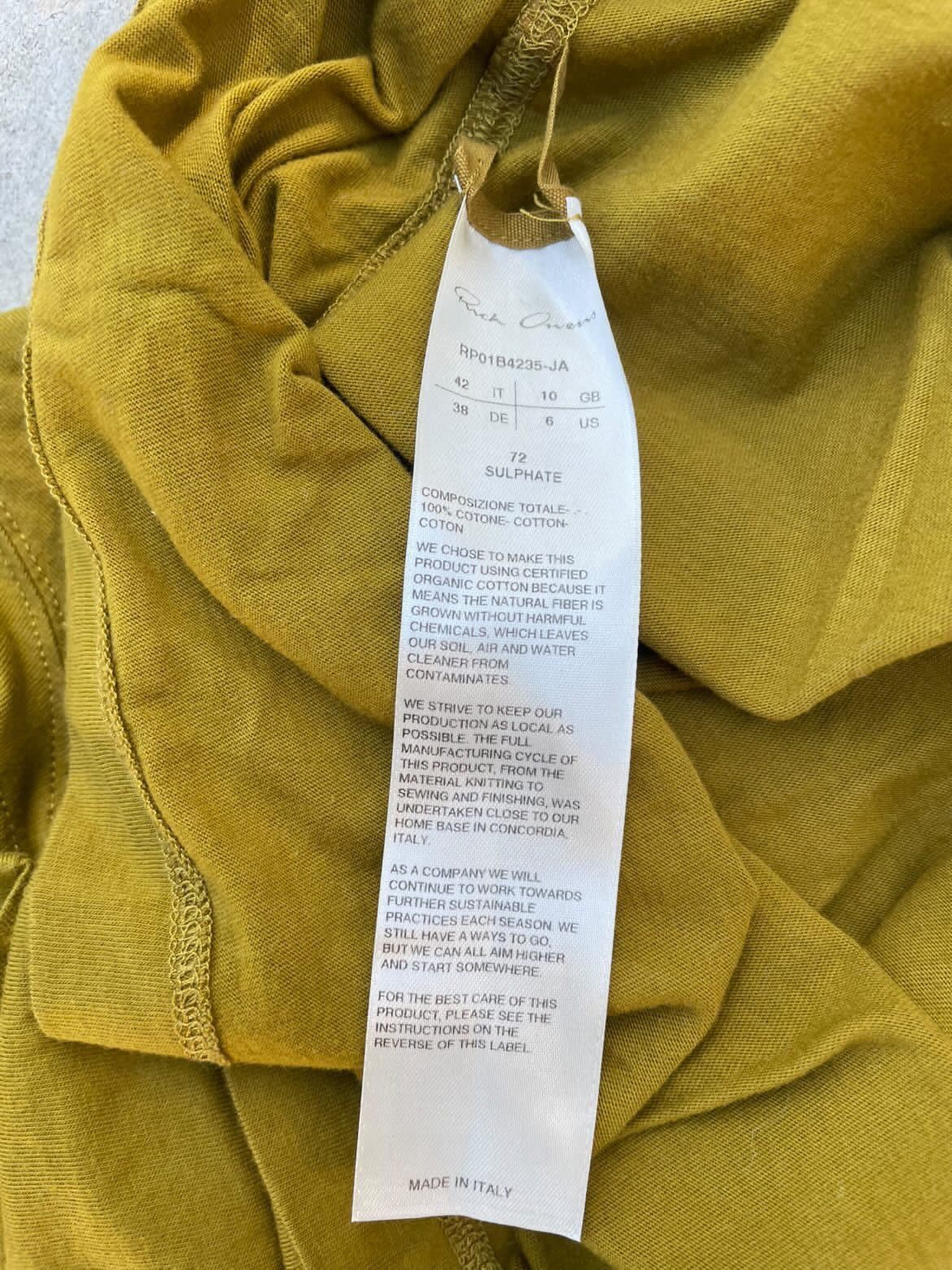 Rick Owens Rick Owens Fogachine Sulfate T Shirt Size US XS / EU 42 / 0 - 4 Thumbnail