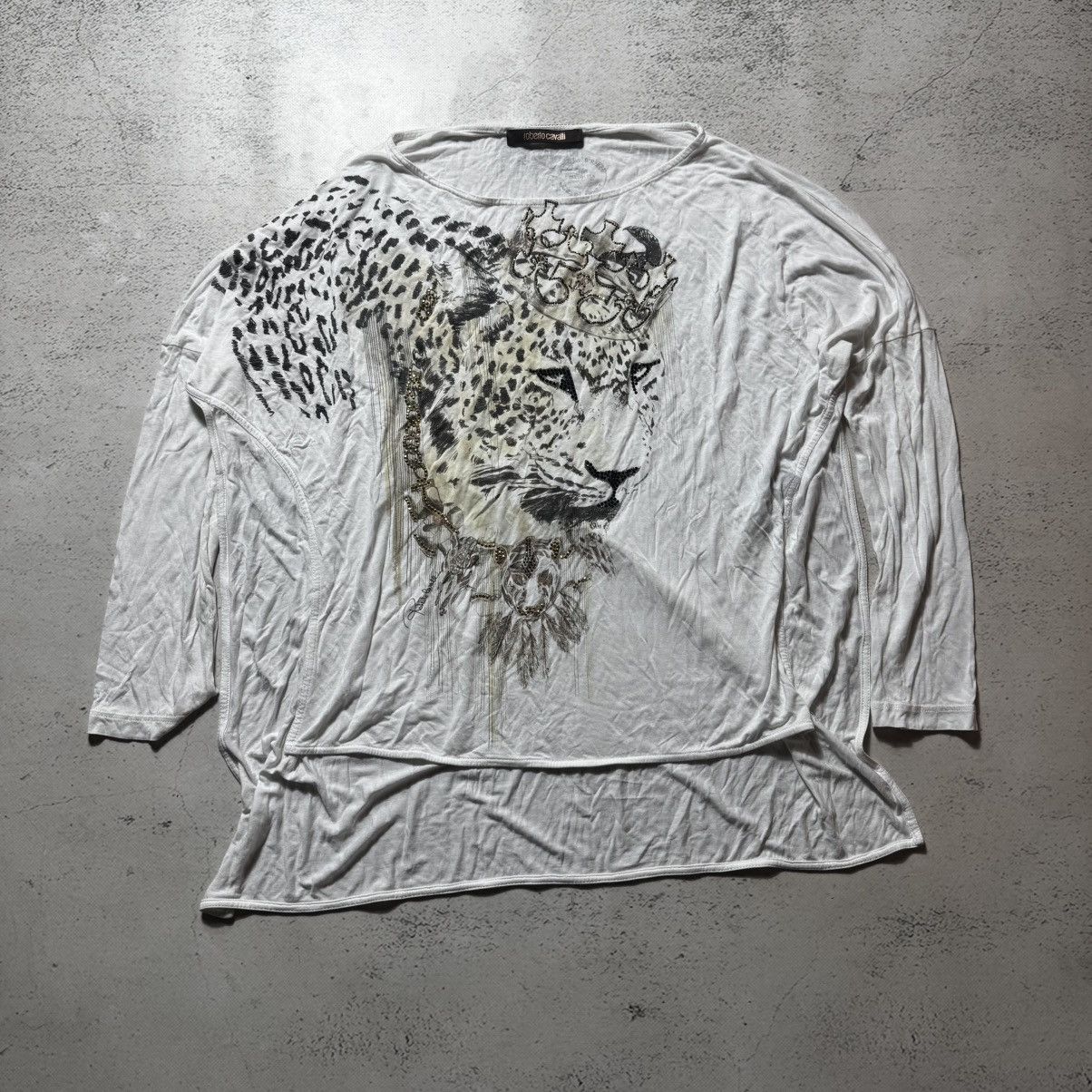 Roberto Cavalli archival glamorous roberto cavalli longsleeve with big tiger Size XS / US 0-2 / IT 36-38 - 1 Thumbnail