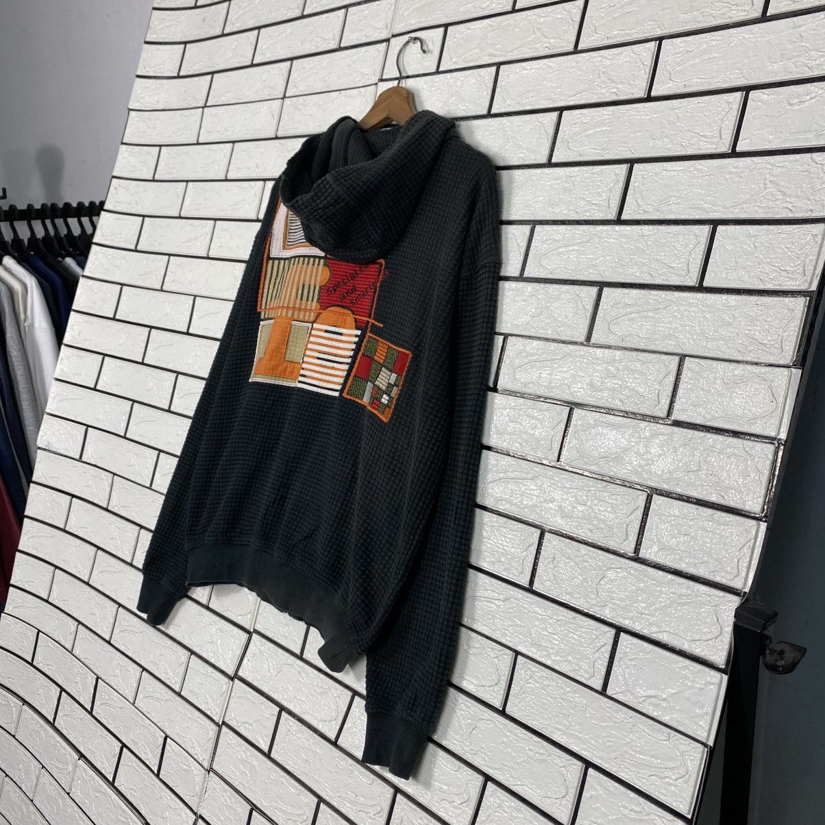 Japanese Brand 📌Vintage Sweater Santa Fe Patchwork Design Indigo Size US M / EU 48-50 / 2 - 11 Thumbnail