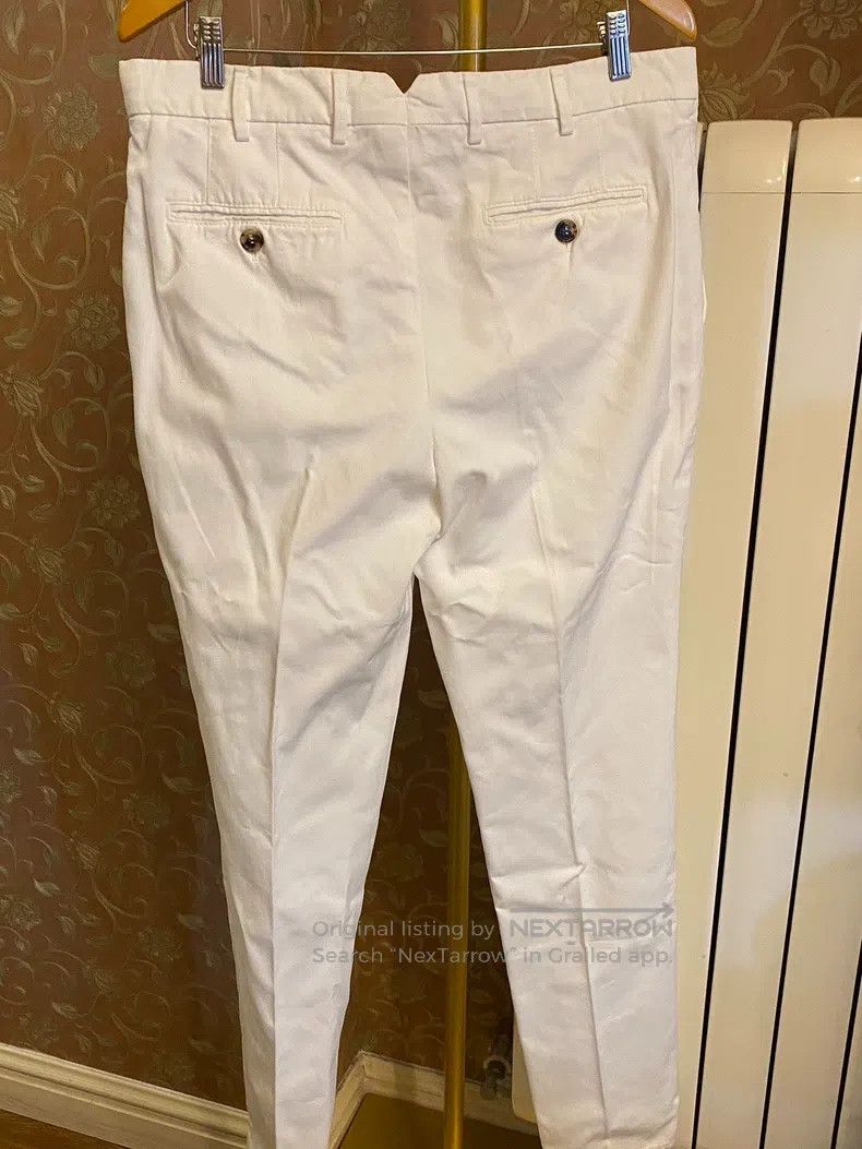 Brunello Cucinelli Brunello Cucinelli Casual Pants, 100% Sea Island Cotton Size 50L - 3 Thumbnail