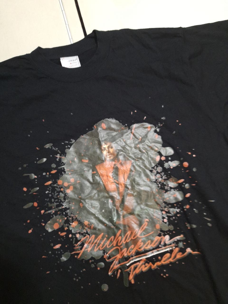 Michael Jackson × Vintage Stedman Michael Jackson Thrillier T-Shirt Size US S / EU 44-46 / 1 - 6 Thumbnail