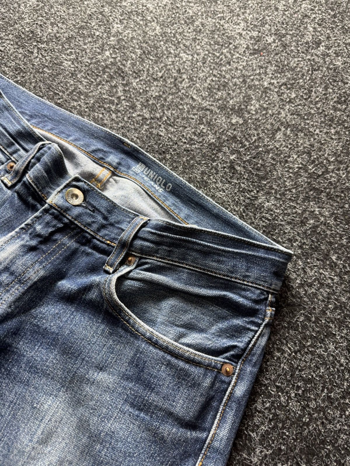 Uniqlo Japanese 00s Y2K UNIQLO Selvedge Regular Fit Jeans Size US 32 / EU 48 - 9 Thumbnail