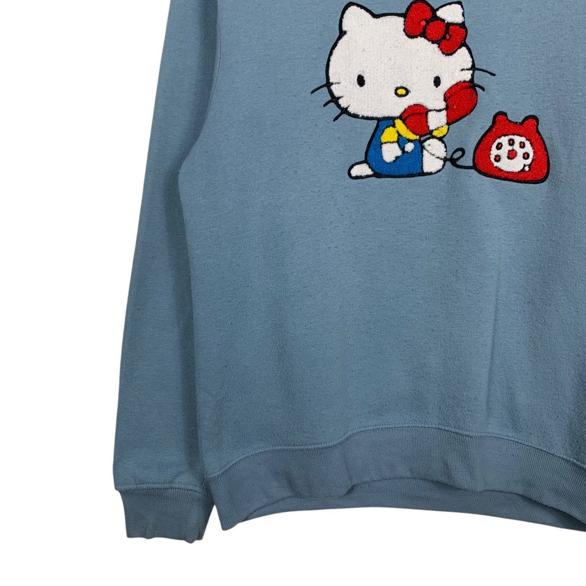 Cartoon Network HELLO KITTY Big Logo Crewneck Sweatshirts #1683-C75 Size M / US 6-8 / IT 42-44 - 3 Thumbnail