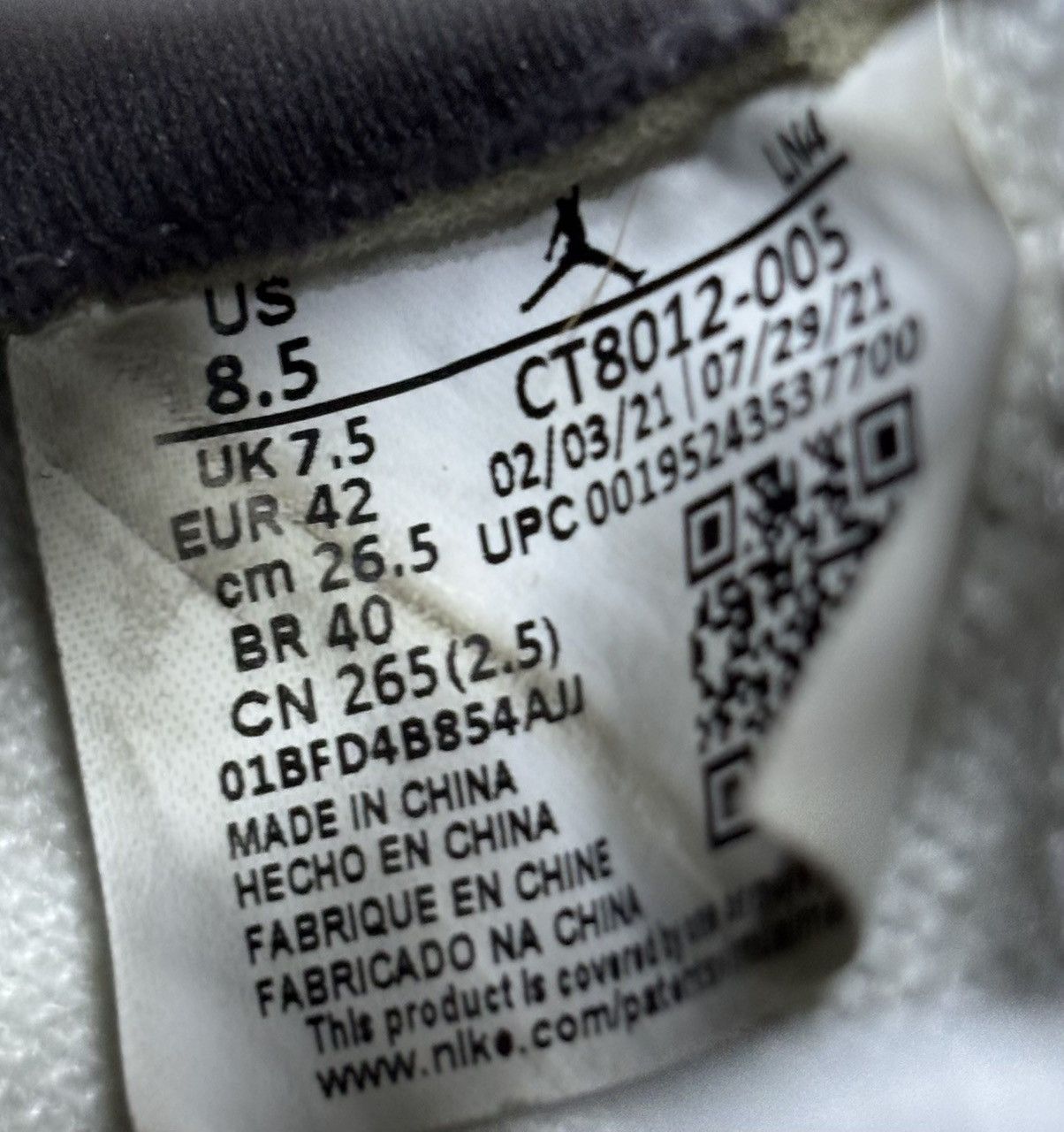Jordan Brand Jordan 11 Retro Cool Grey 2021 Size 8.5 Size US 8.5 / EU 41-42 - 6 Thumbnail