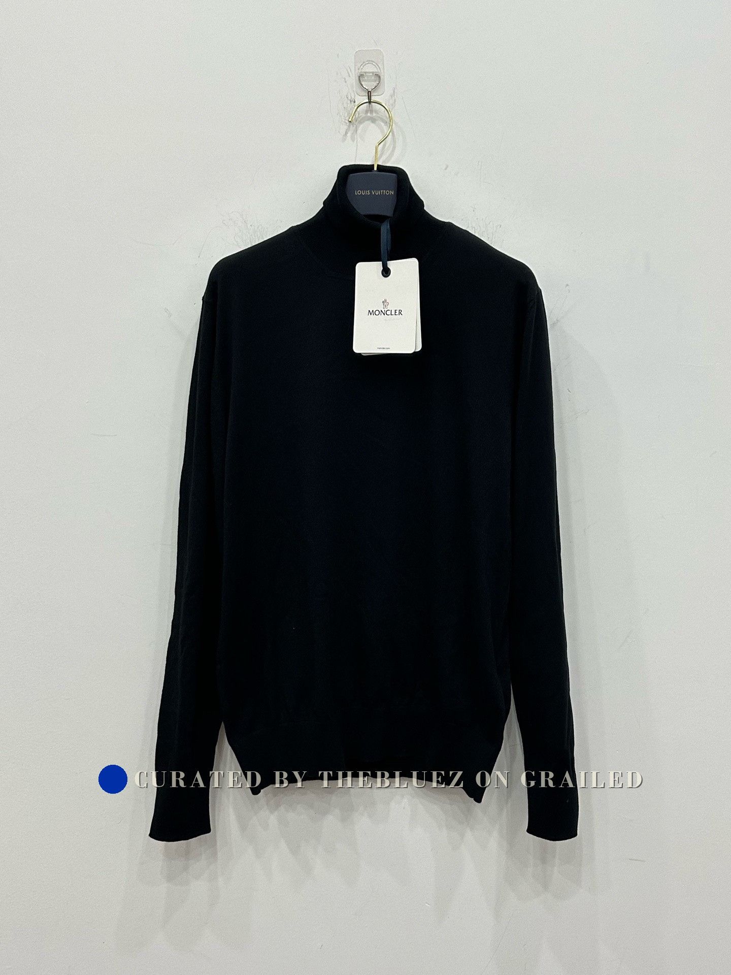Moncler Moncler Black Turtleneck Sweater Size L Size US L / EU 52-54 / 3 - 1 Thumbnail