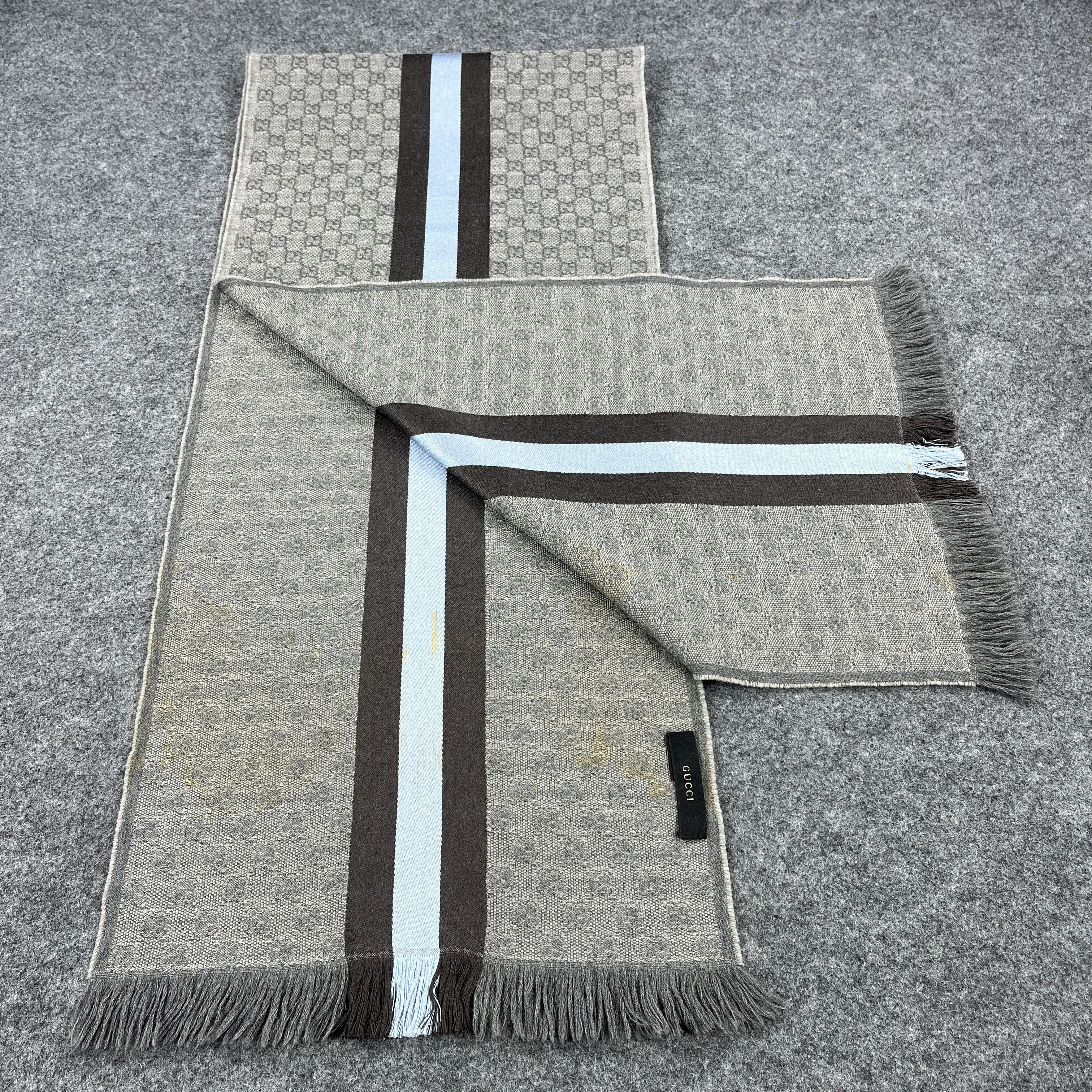 Gucci × Vintage Gucci Scarf / Muffler / Neckwear T1498 Size ONE SIZE - 3 Thumbnail