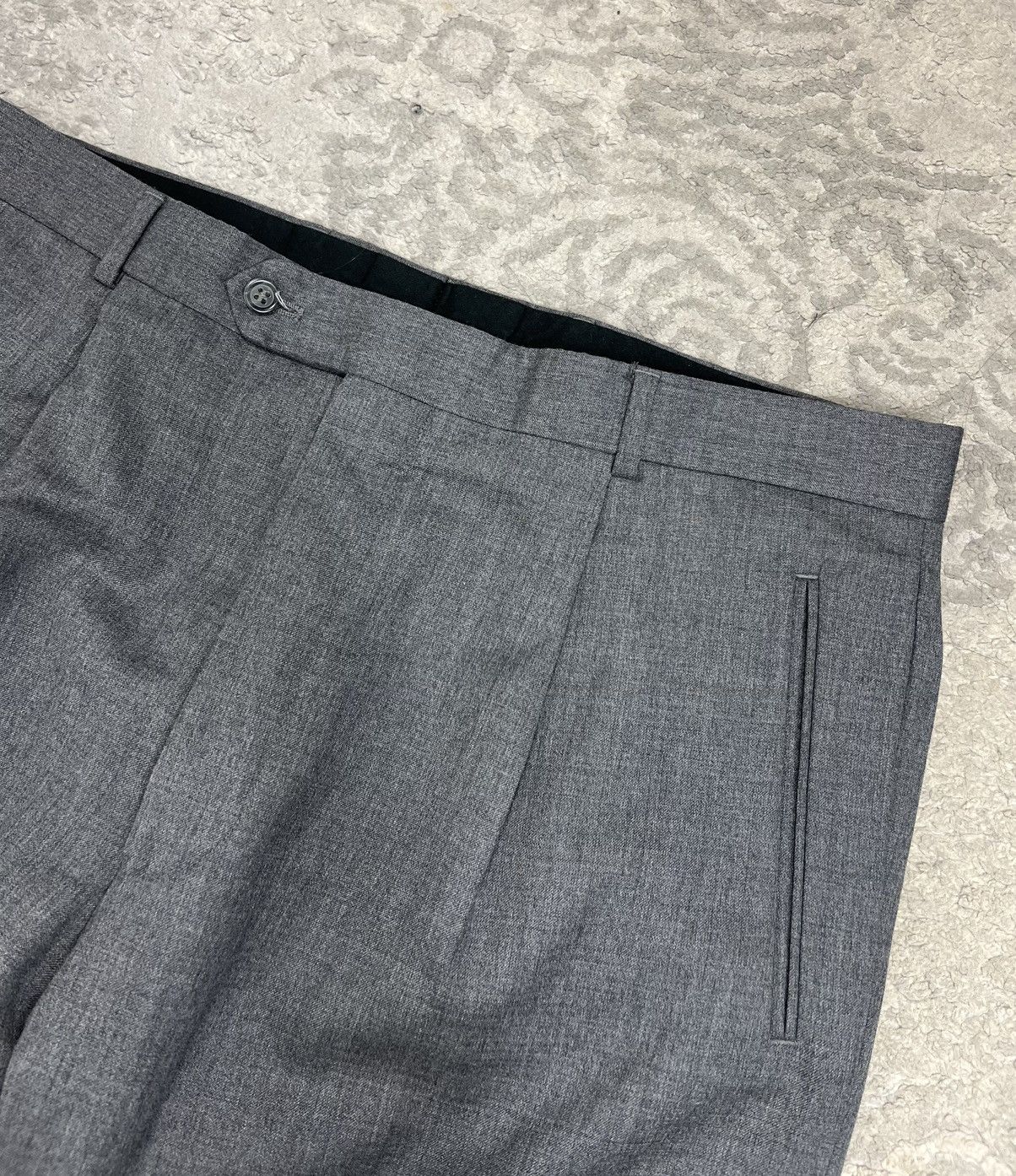 Yves Saint Laurent Elegant Yves Saint Laurent Trousers, 100% Wool Size US 36 / EU 52 - 3 Thumbnail