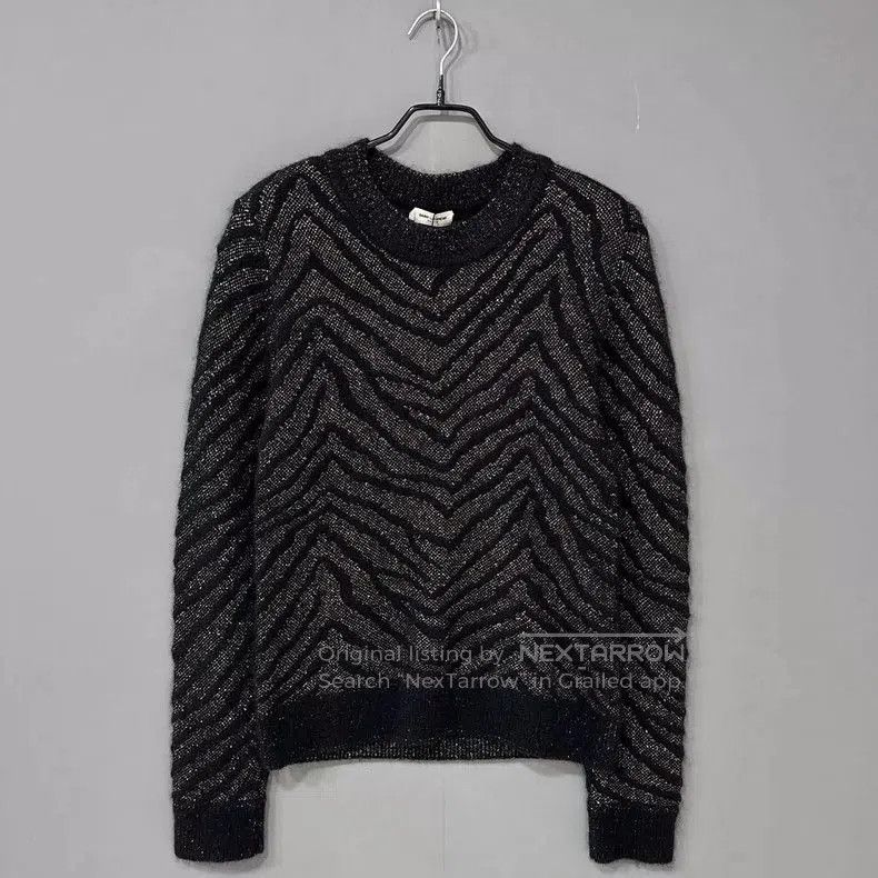 Saint Laurent Paris Saint Laurent Tiger Stripe Gold Sweater. Size US M / EU 48-50 / 2 - 1 Thumbnail