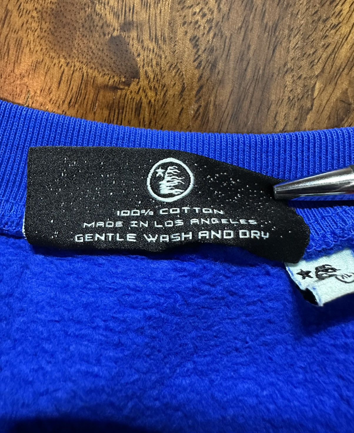 HELLSTAR Hellstar Blue Sports Crewneck Size US XL / EU 56 / 4 - 9 Thumbnail
